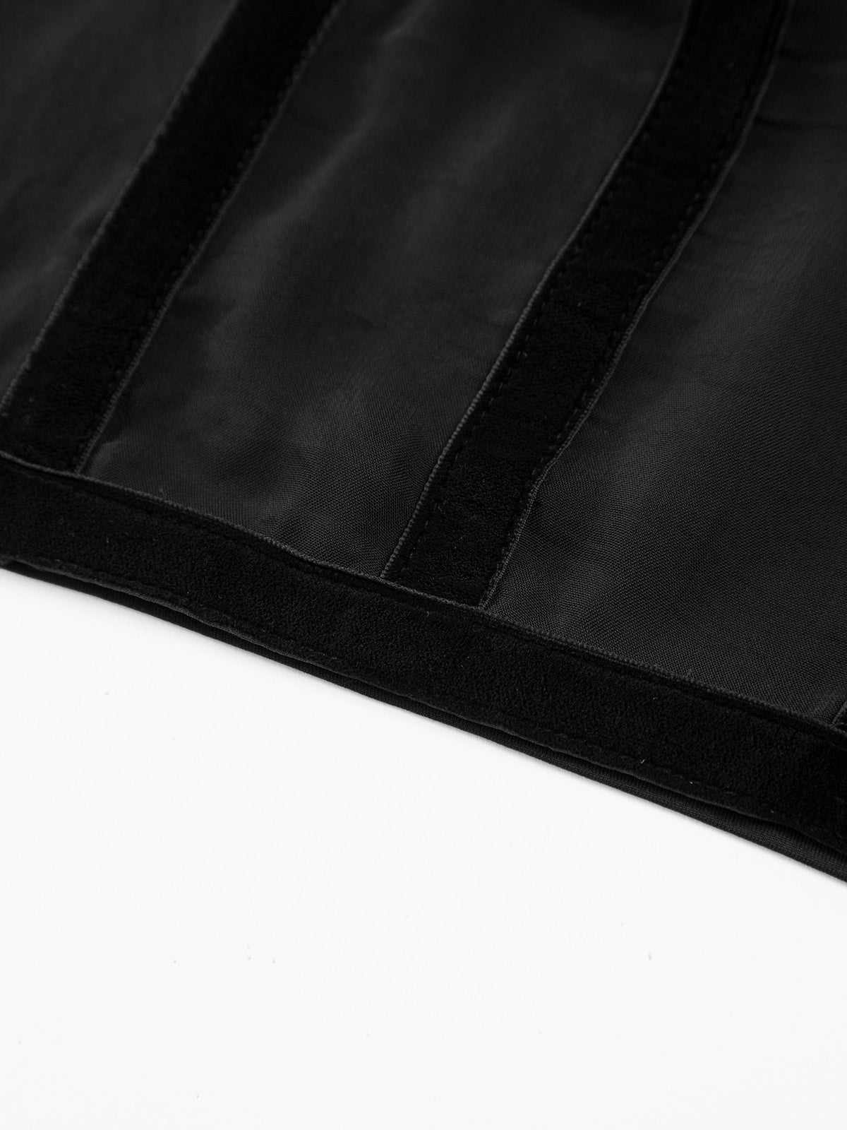Sheer Mesh Tie-Front Crop Top – Light Support
