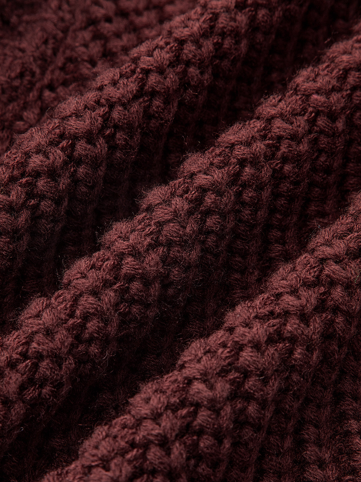 Cowl Neck Chunky Sweater Vest