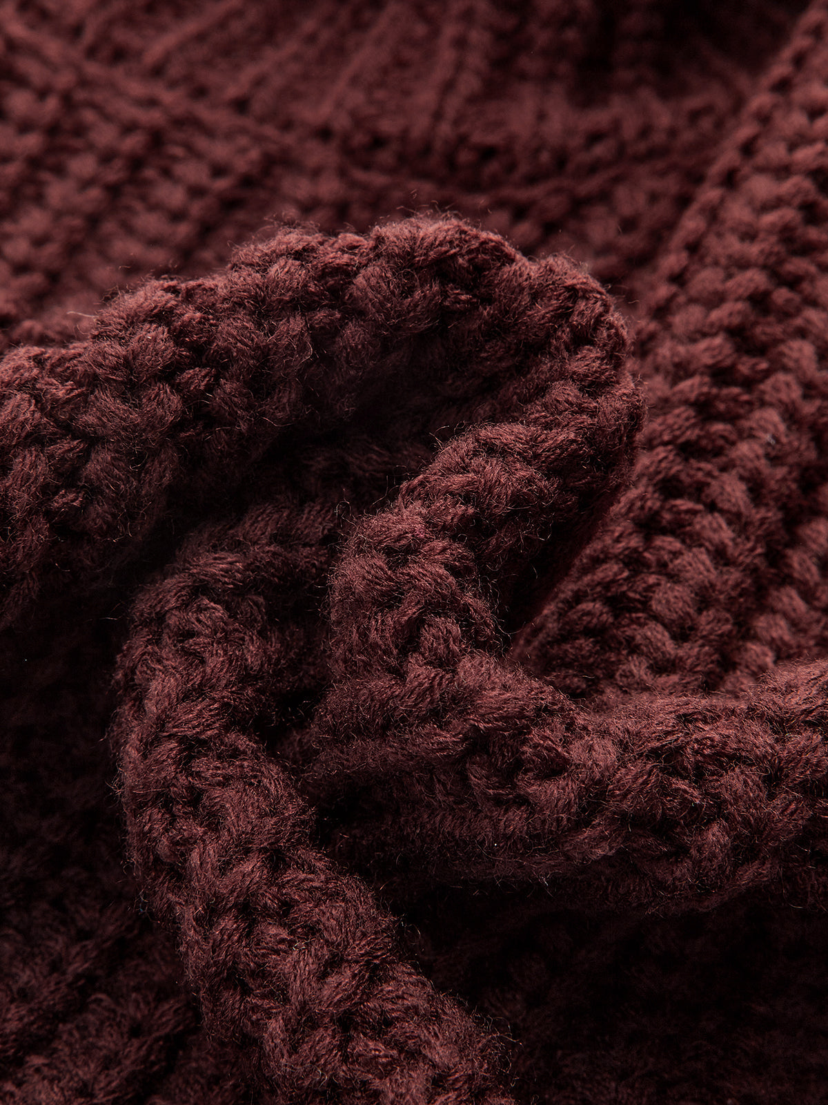 Cowl Neck Chunky Sweater Vest