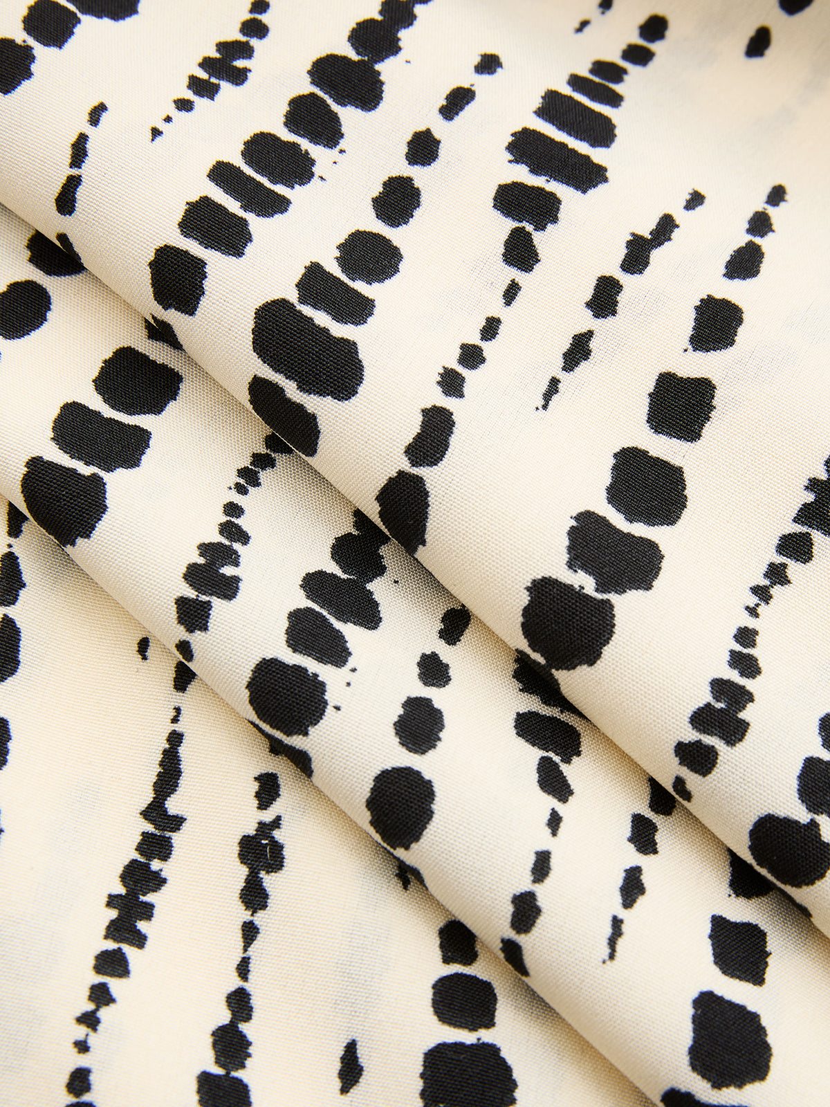 Abstract Dot Print One-Shoulder Jumpsuit
