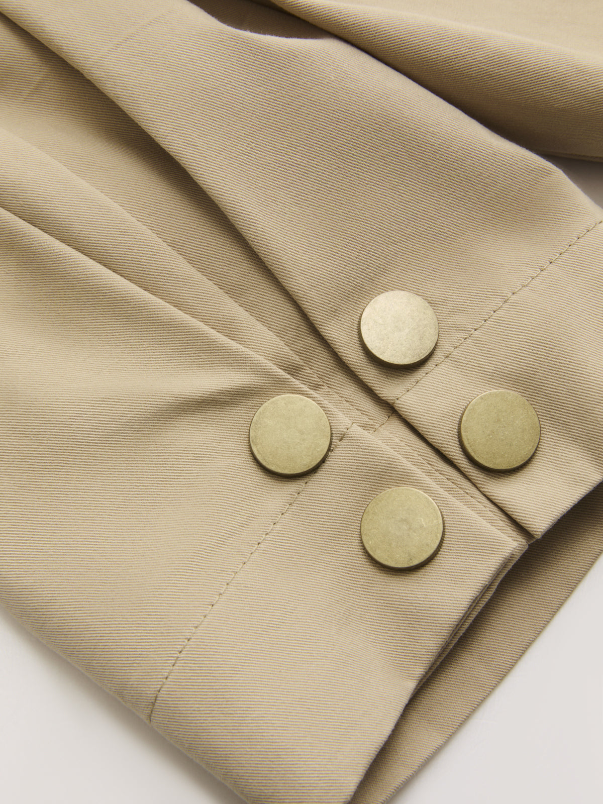 Cotton Pleated Mid-Waist Balloon Pants