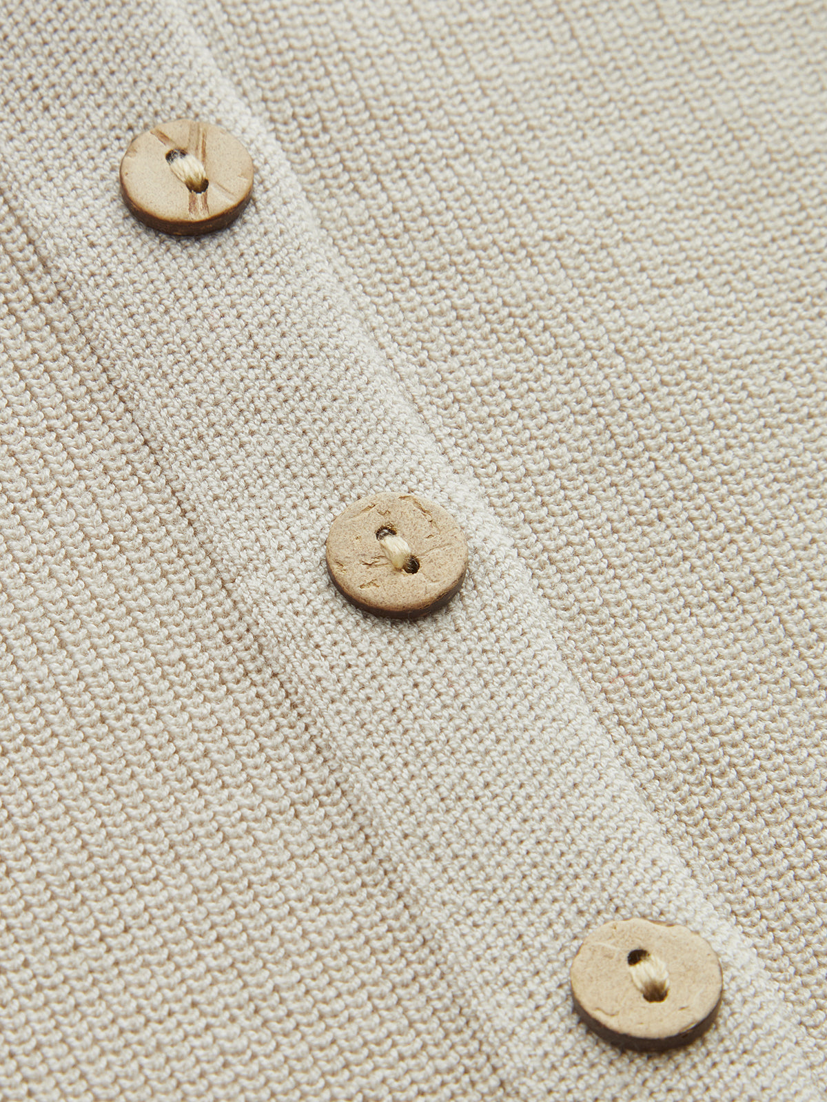 Button Front Short Sleeve Knit Cardigan
