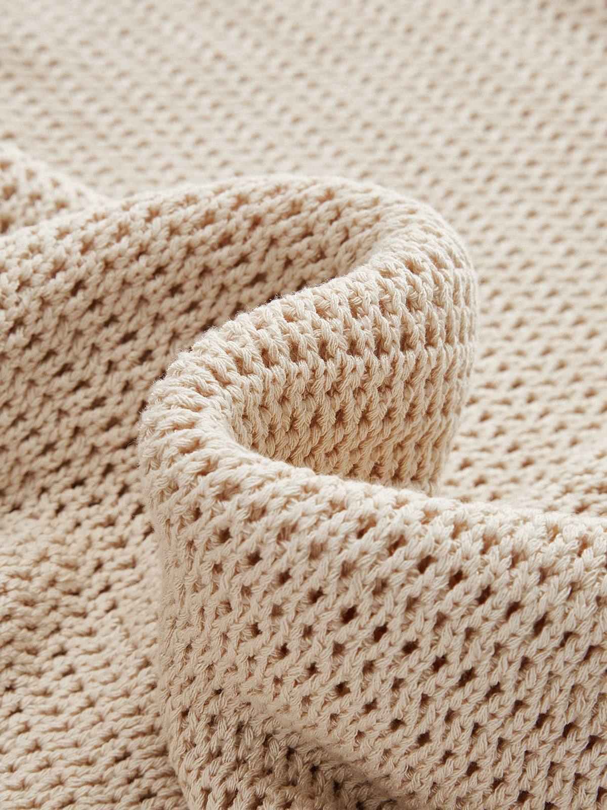 Open-Knit Cap Sleeve Sweater Top