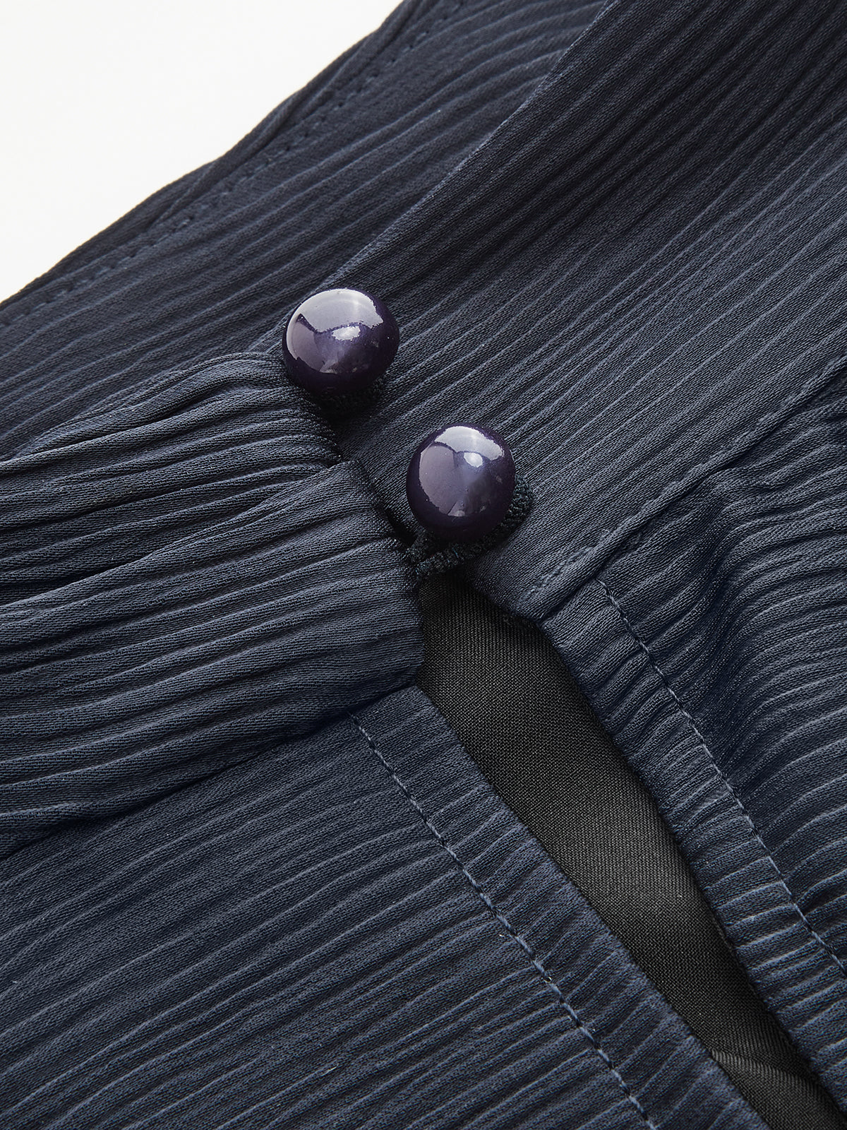 Satin Draped High Neck Sleeveless Top