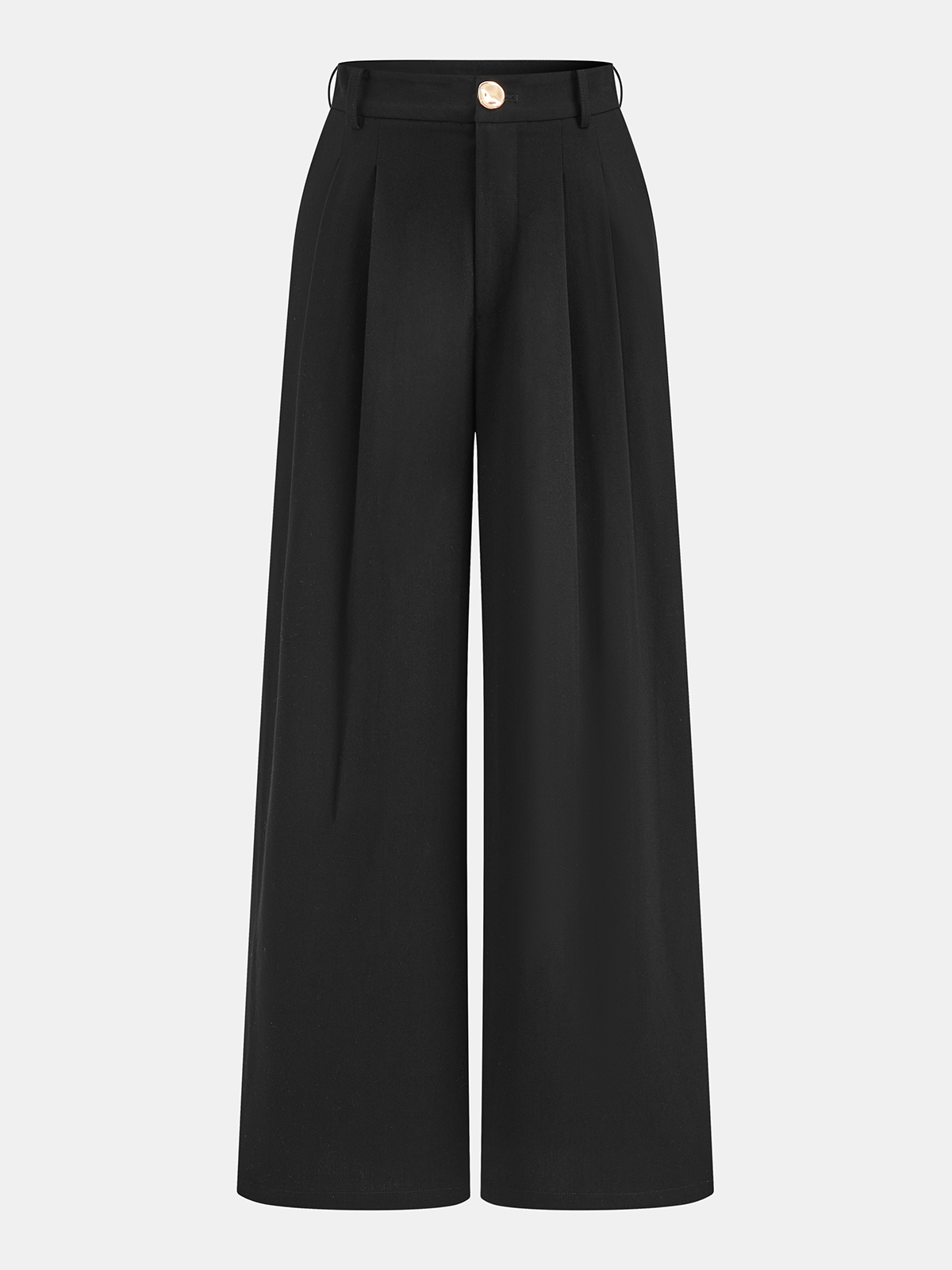 Sleeveless Ruched Top & Pleated Pants Set