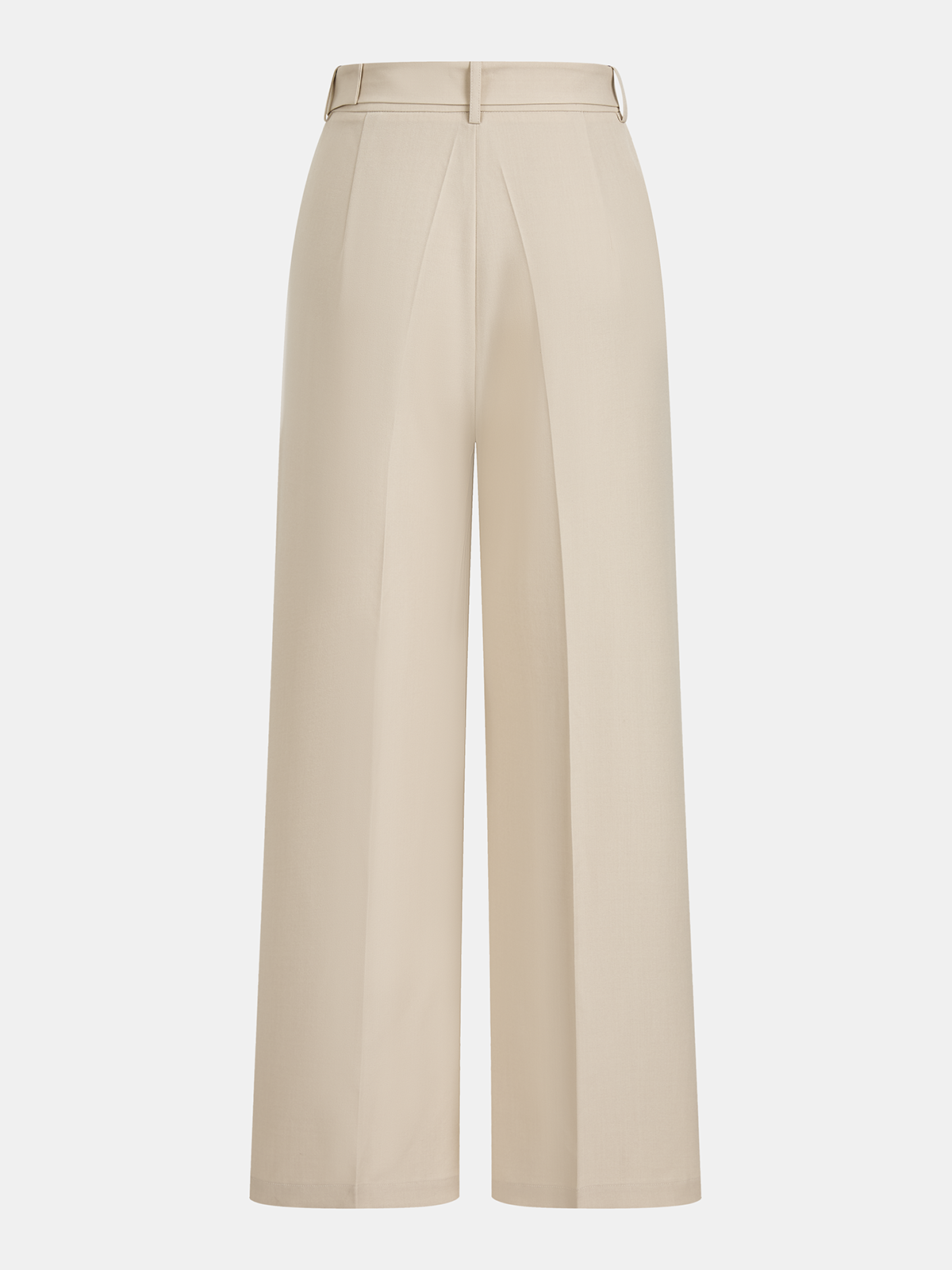 Sleeveless Ruched Top & Wide-Leg Pants Set