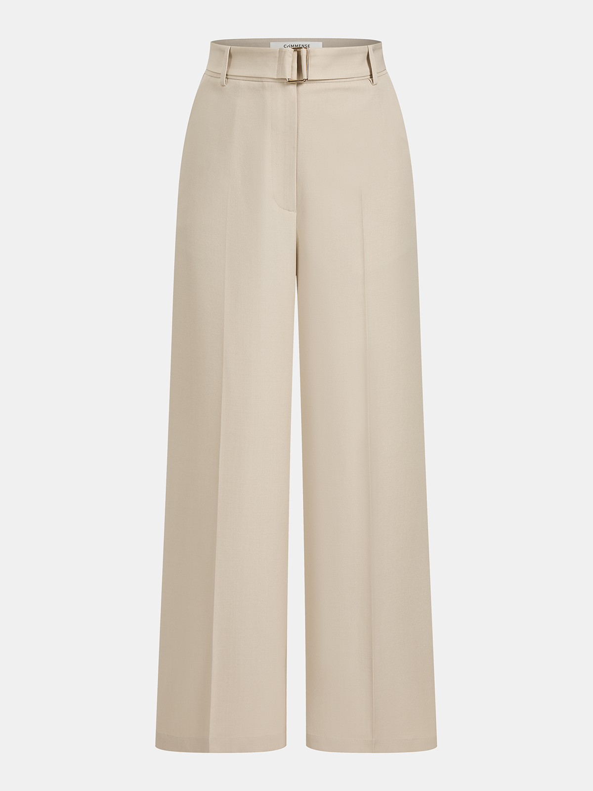 Sleeveless Ruched Top & Wide-Leg Pants Set
