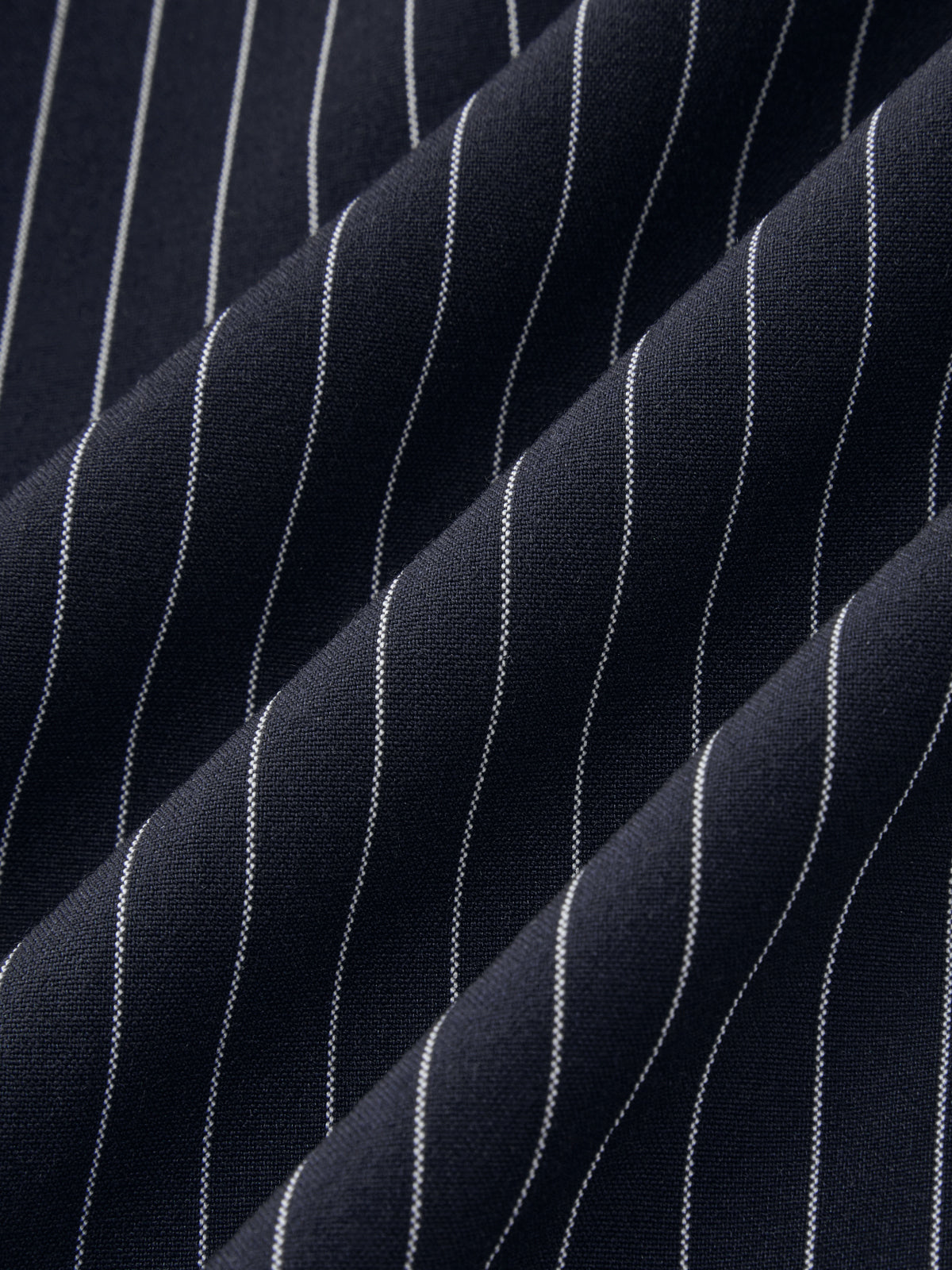 Pinstripe Wrap Tie Top & Wide-Leg Pants Set