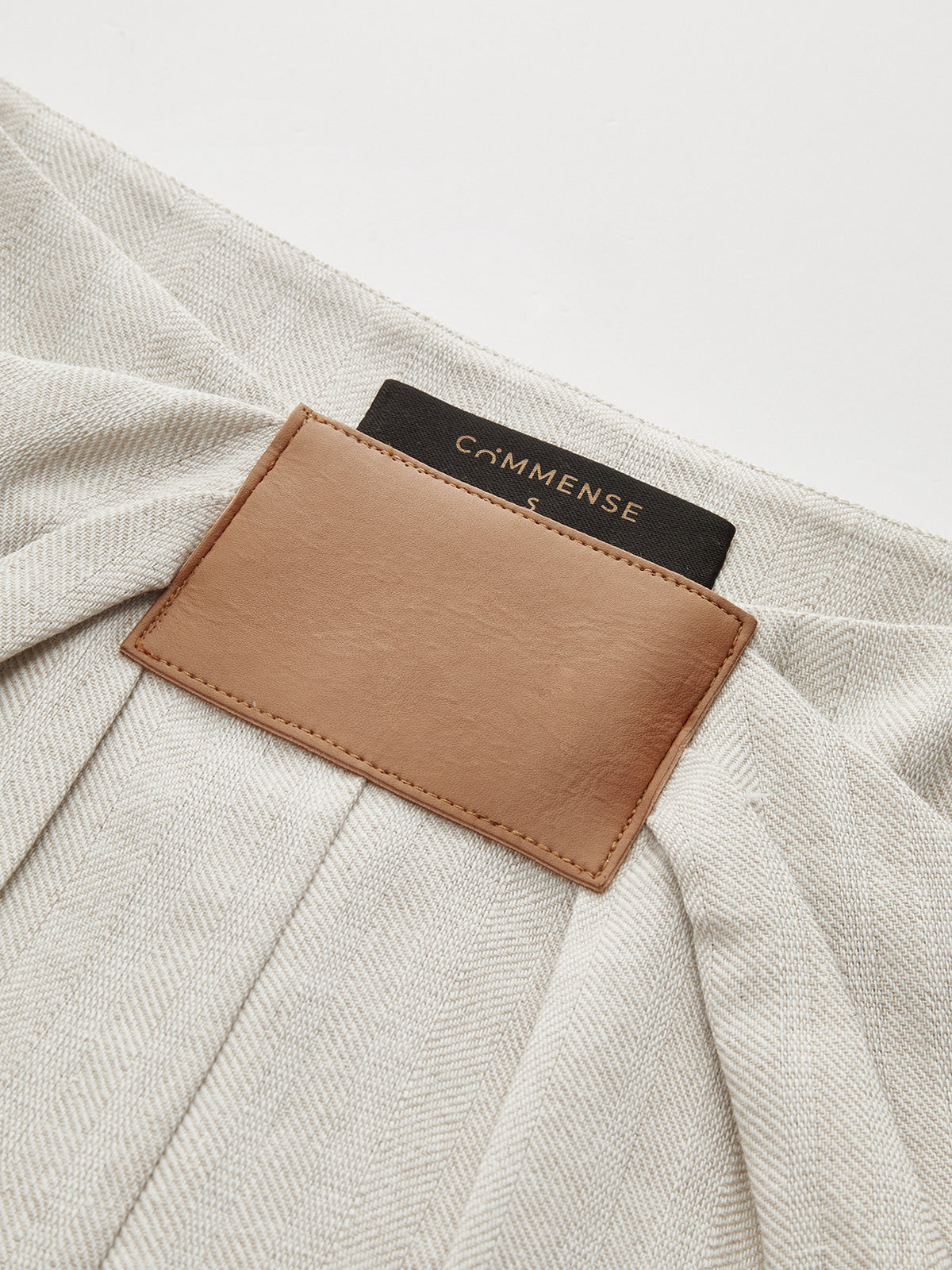 Cotton Linen Pleated Wide Leg Pants