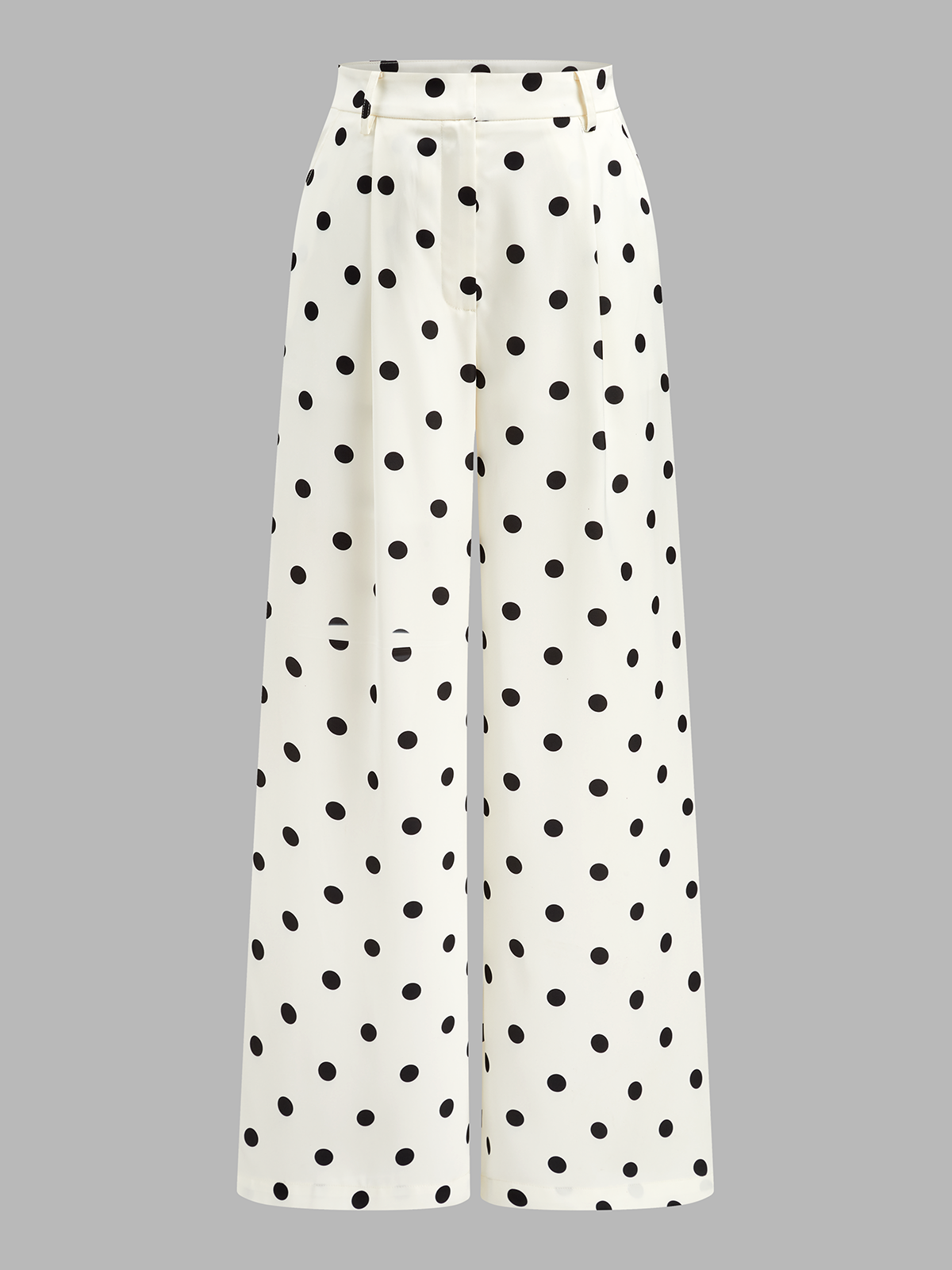 Lace Halter Top & Polka Dot Pants Set