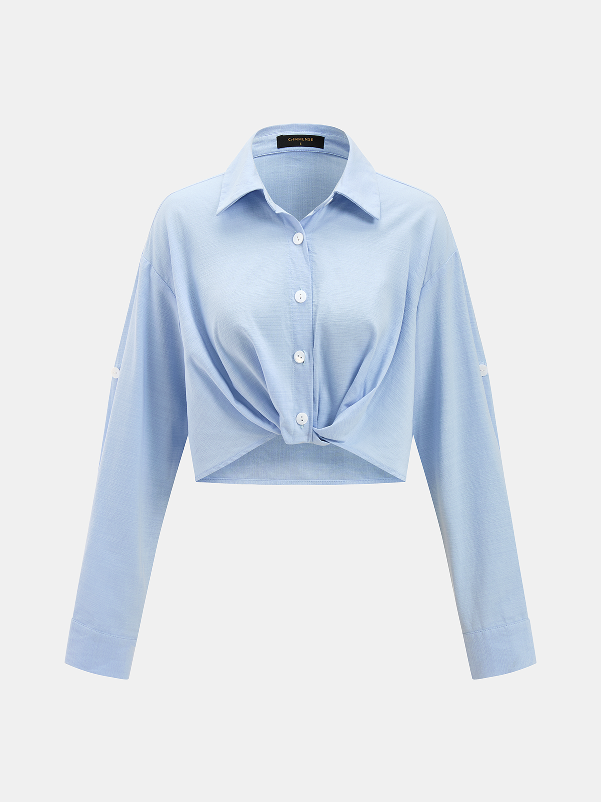 Cotton Linen Shirt & Wide Leg Pants Set