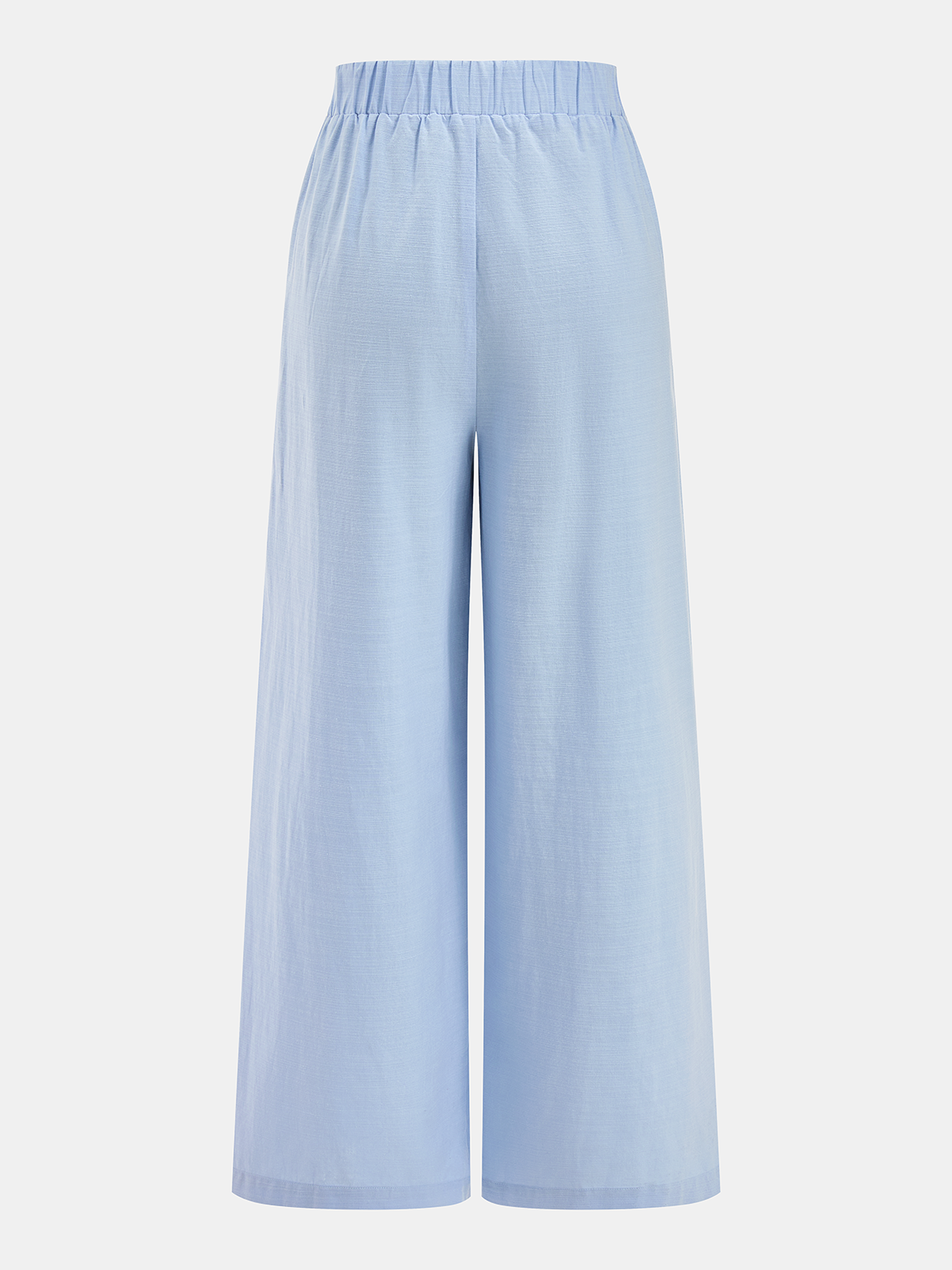 Cotton Linen Shirt & Wide Leg Pants Set
