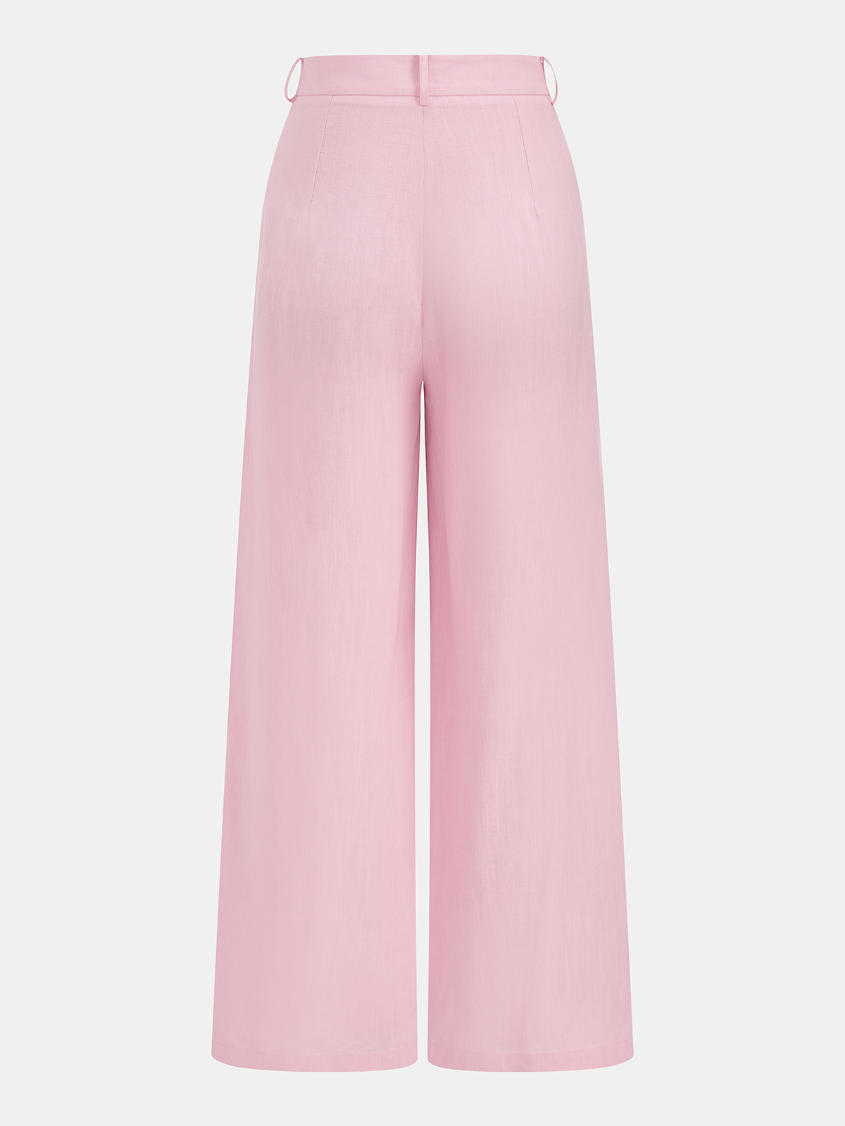 Linen-Blend Sleeveless Shirt & Pants Set