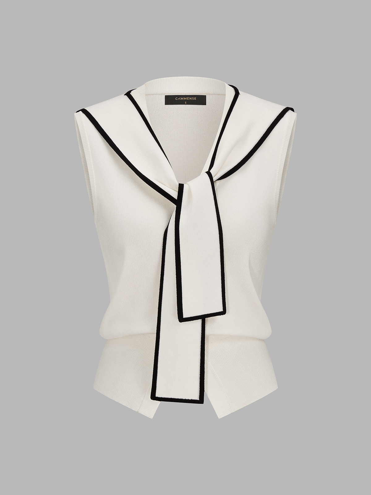 Removable Sailor Collar Knit Vest