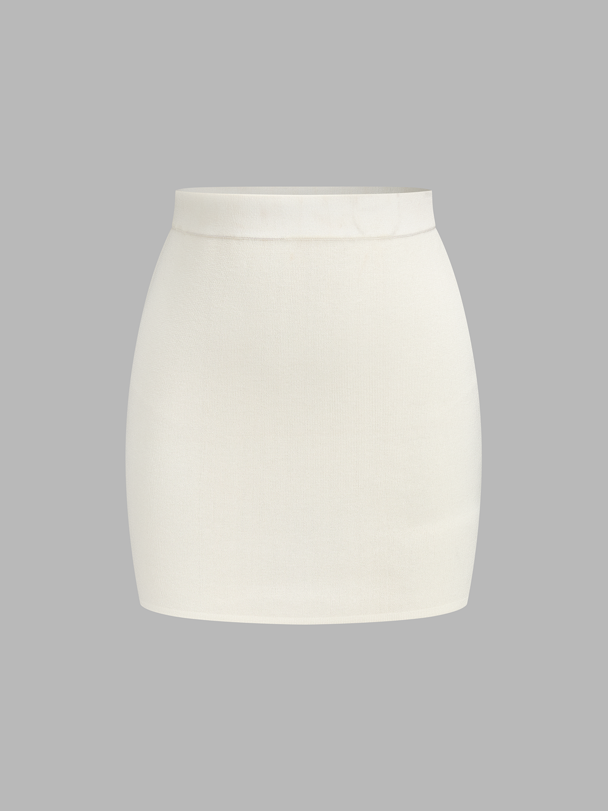 Asymmetric Knit Cape Top & Mini Skirt Set