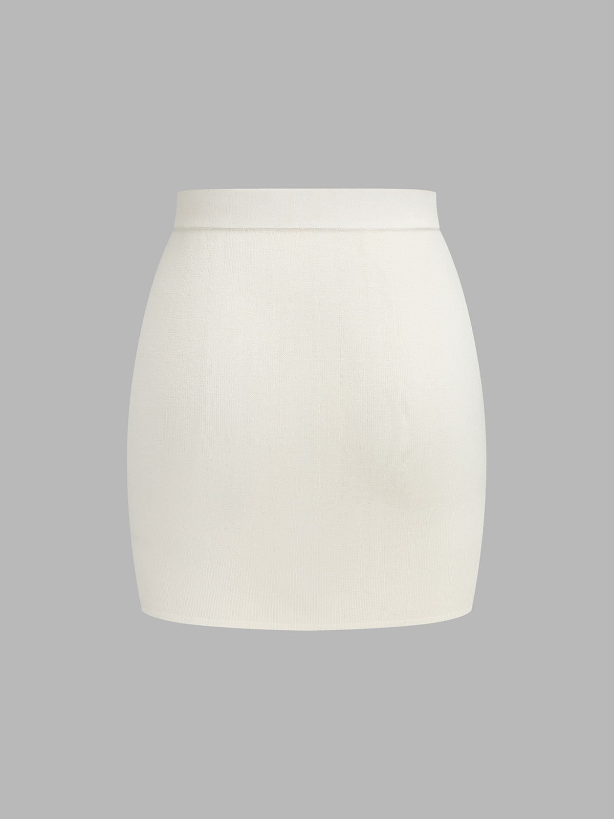 Asymmetric Knit Cape Top & Mini Skirt Set