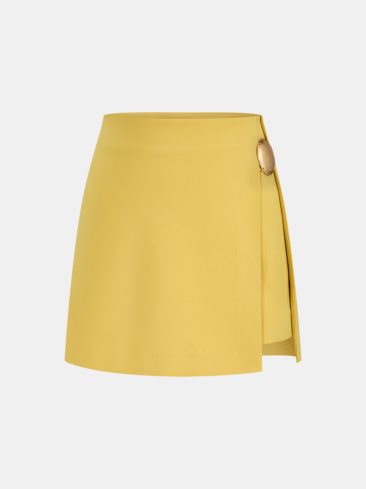 Metal Detail Sleeveless Crop Top & Mini Skirt Set