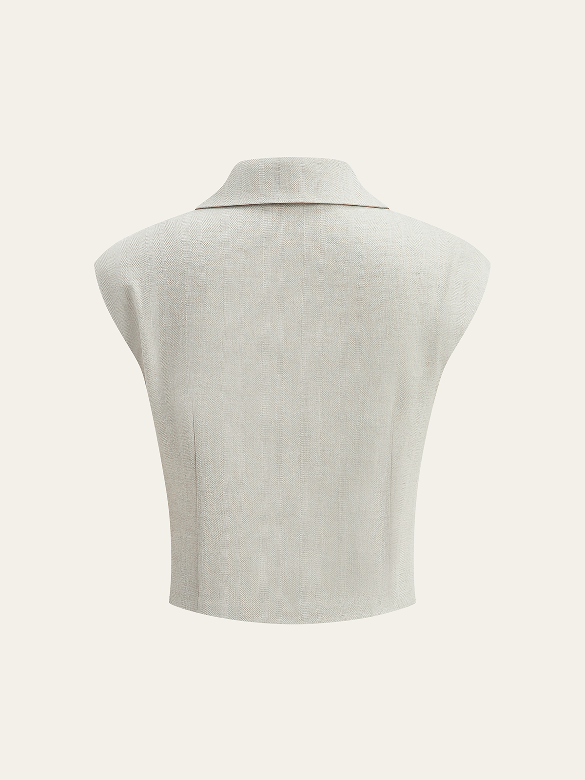 Cotton Linen Wrap Top & Pleated Pants Set