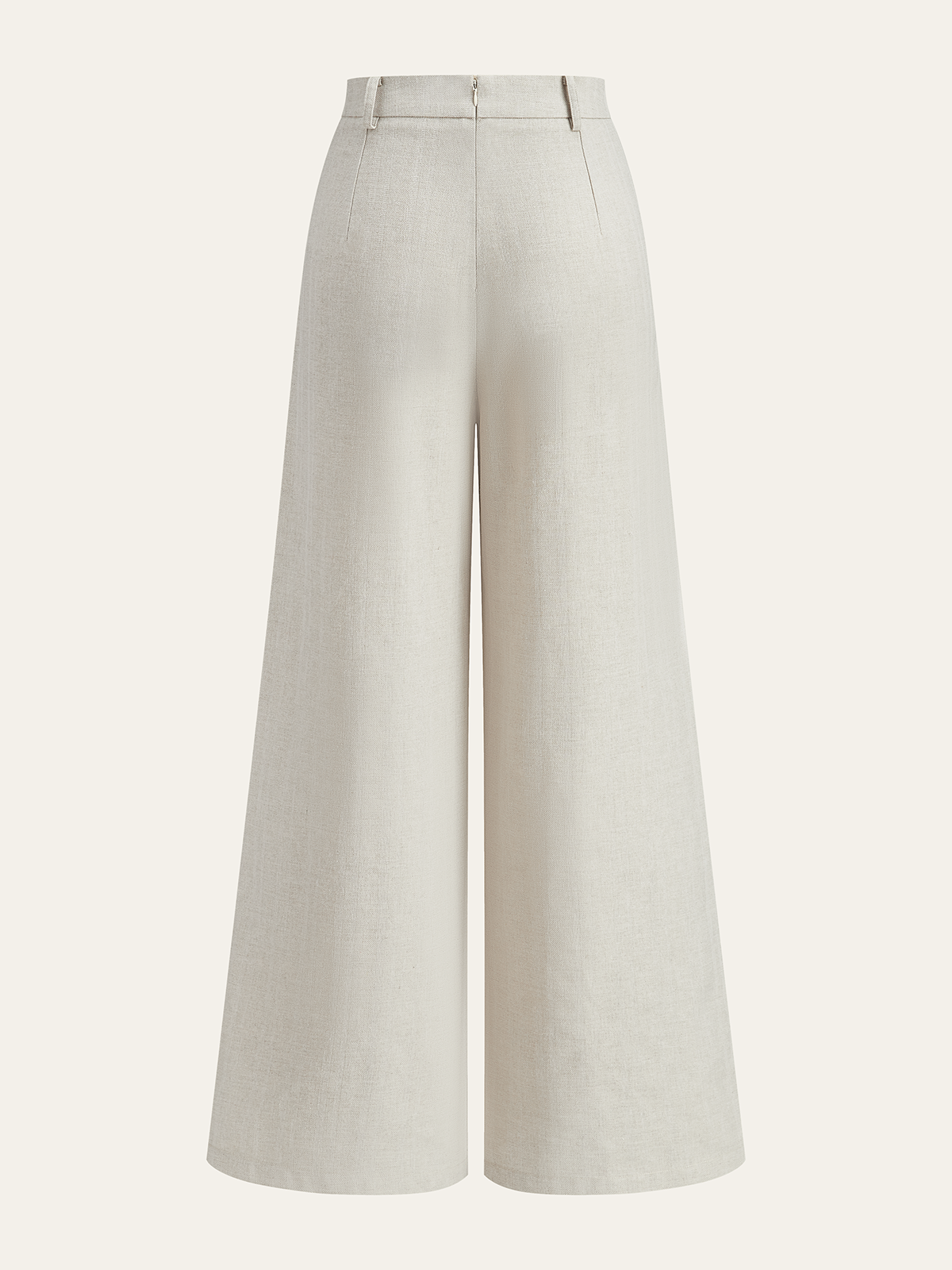 Cotton Linen Wrap Top & Pleated Pants Set