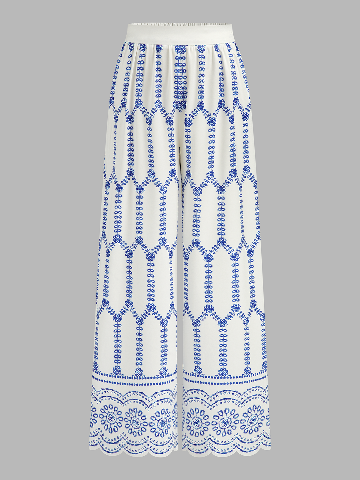 Printed Cami Top & Wide Leg Pants Set