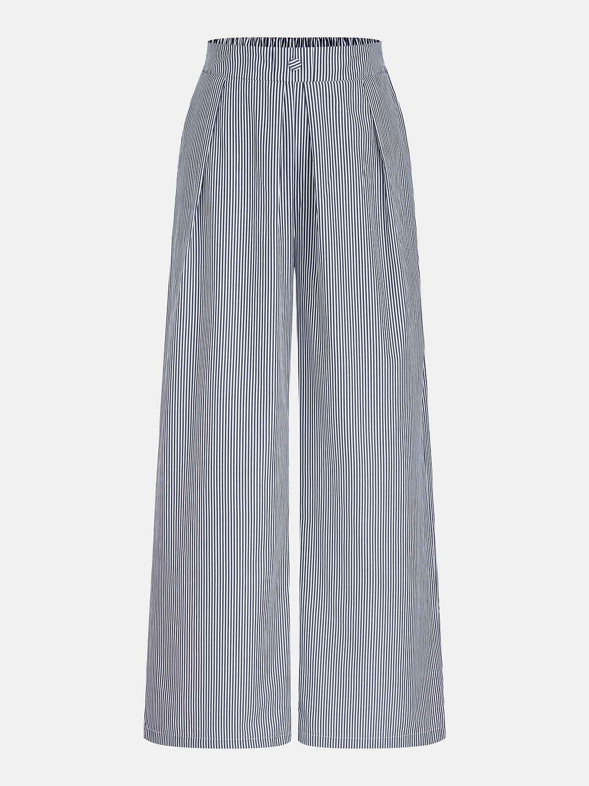 Striped Long Cami Top and Wide-Leg Pants Set