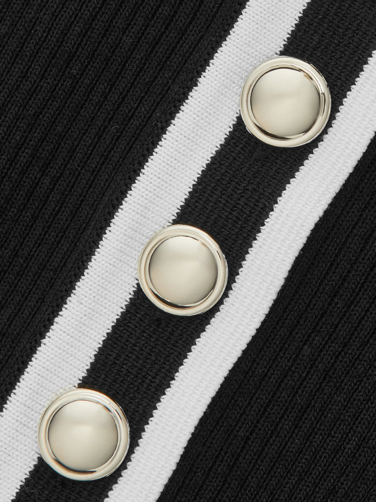 Ribbed Knit Short Sleeve Polo Top