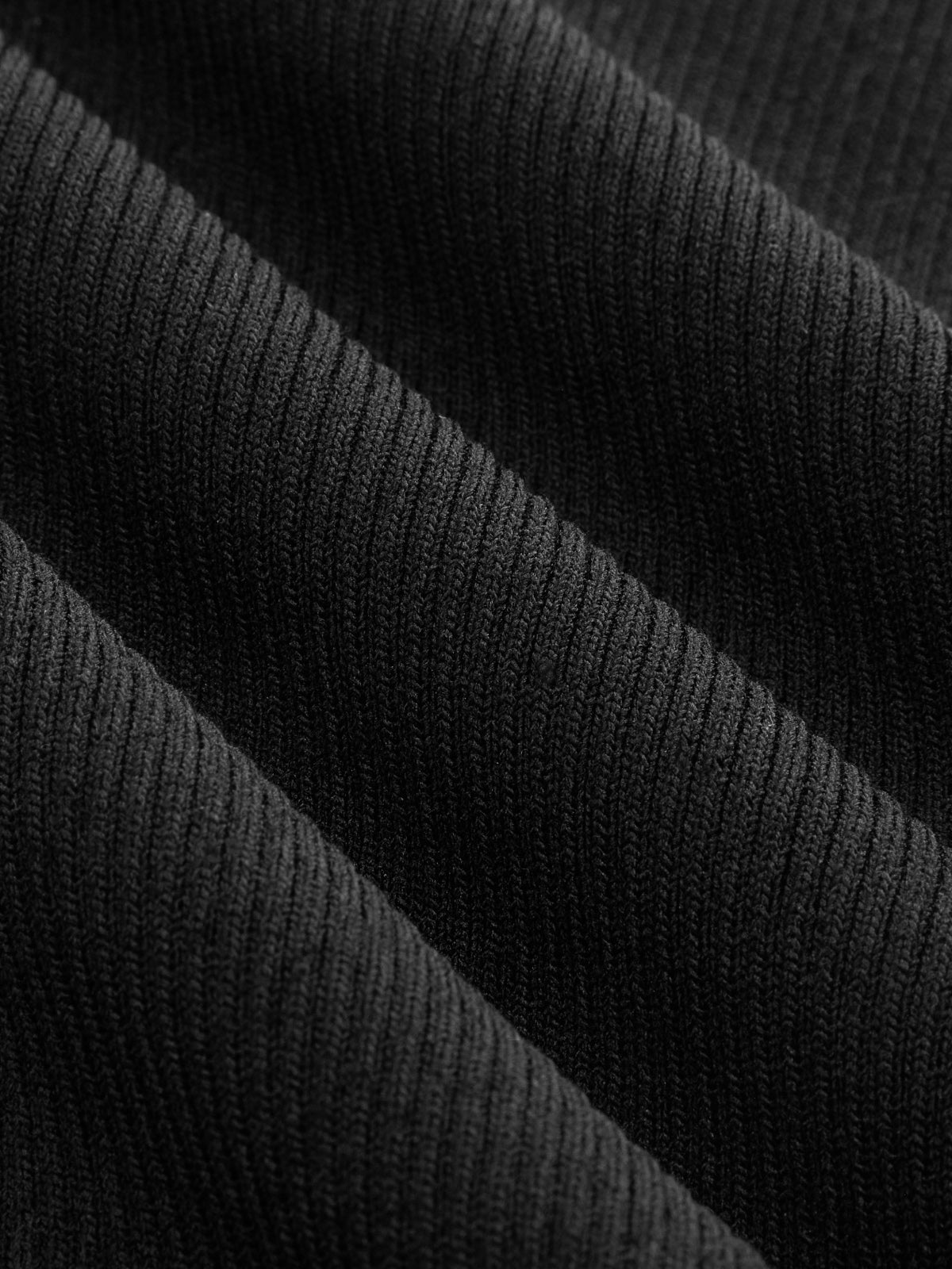 Ribbed Knit Short Sleeve Polo Top