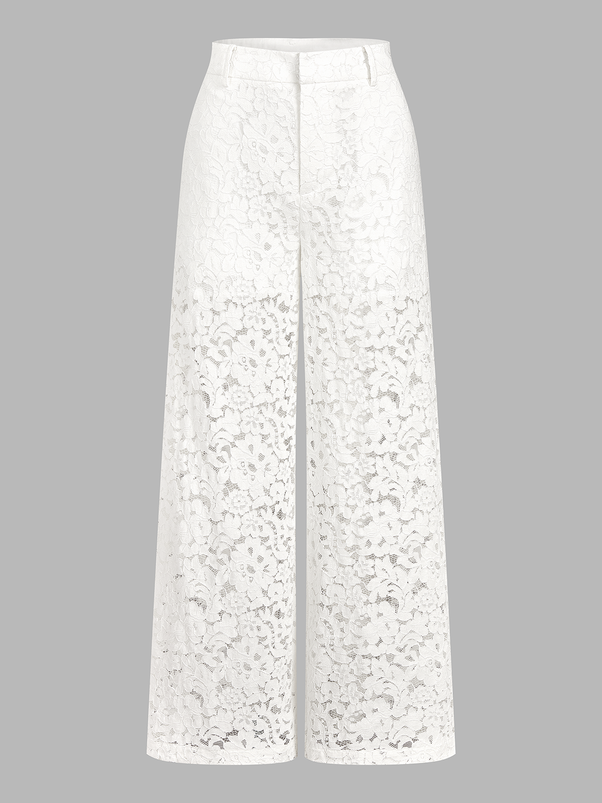 Frog Button Mandarin Collar Lace Vest & Pants Set