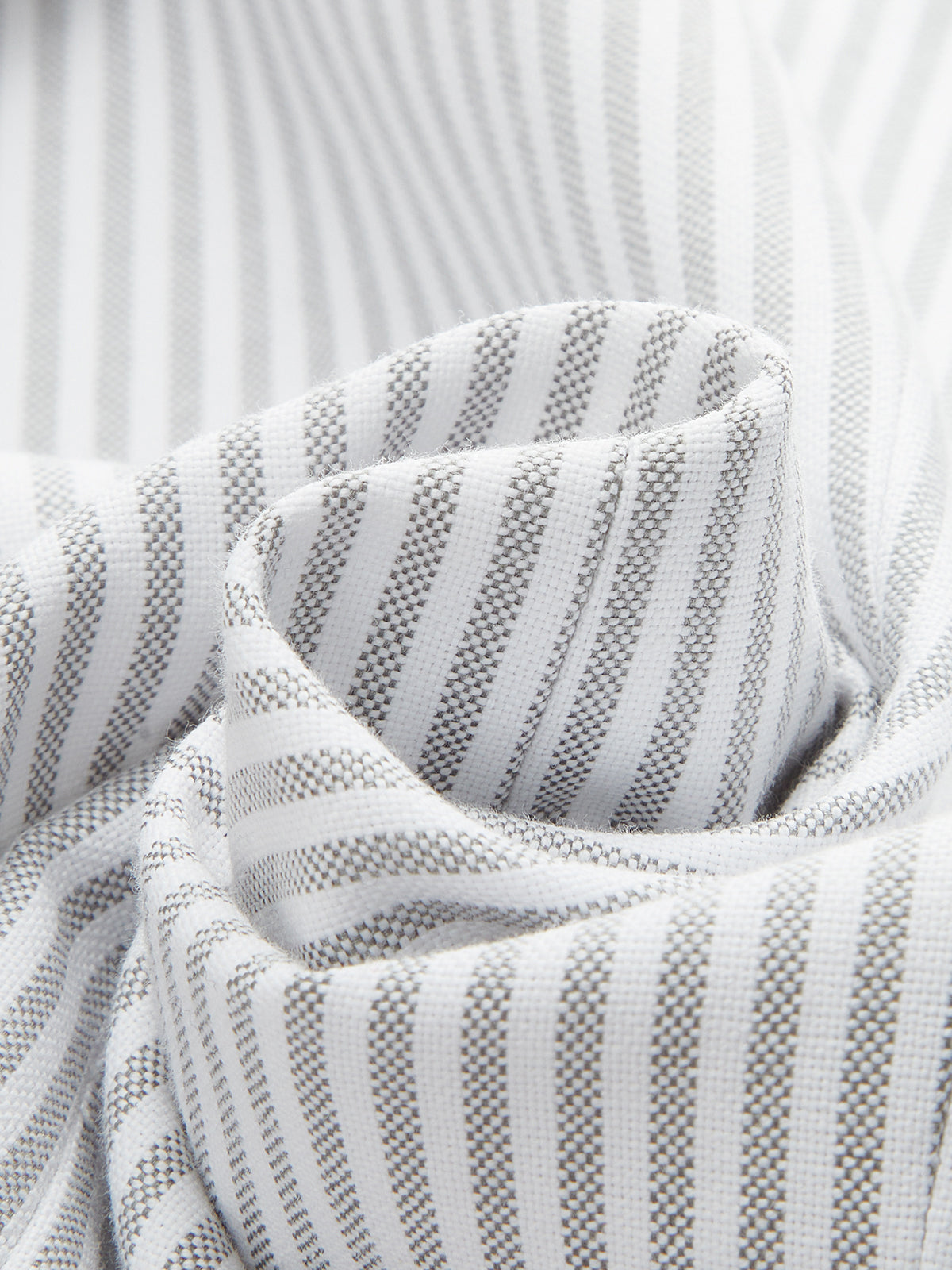 Scallop Edge Pinstripe Vest & Pants Set