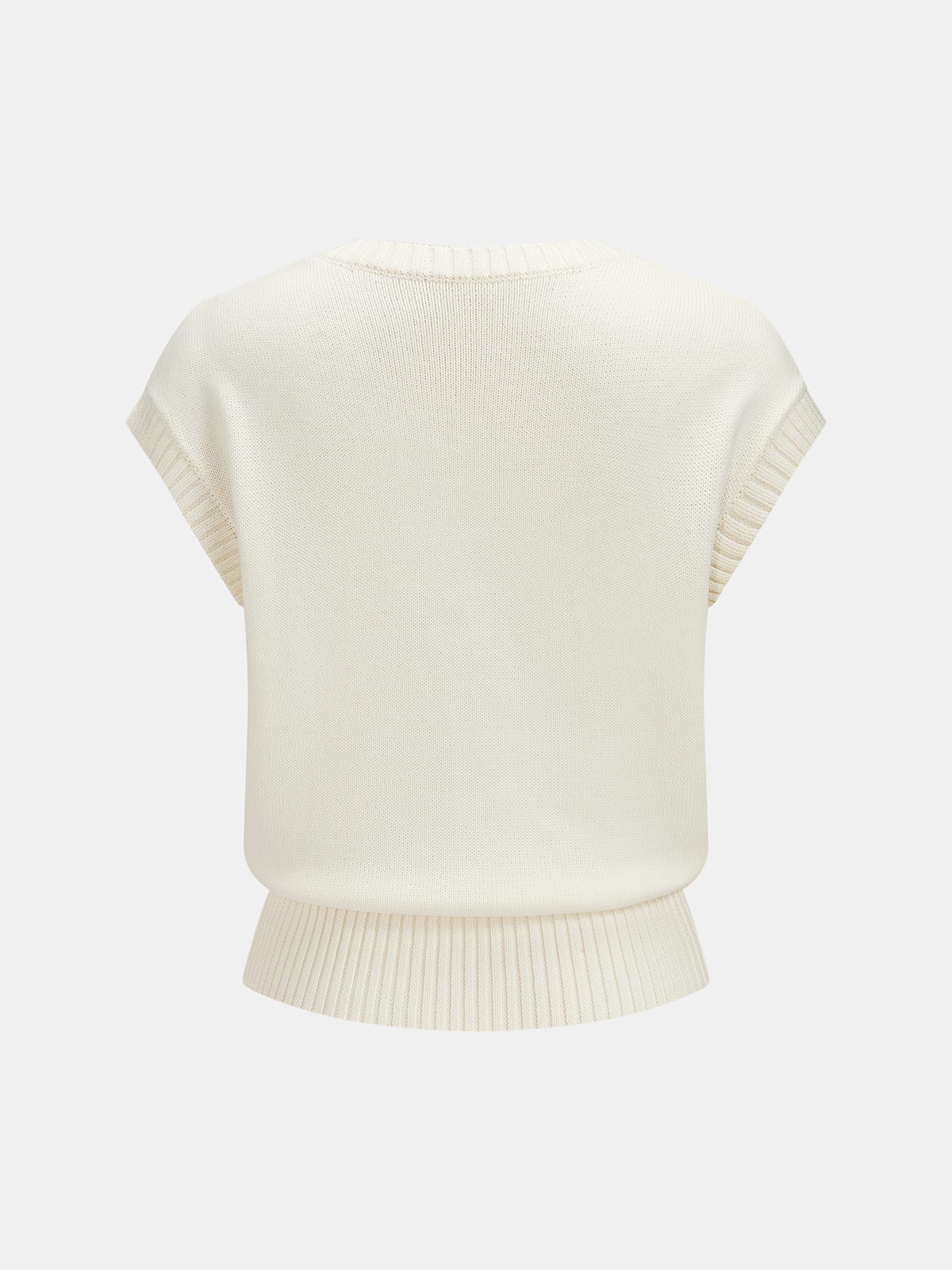 Napoleon Metal Detail Crew Neck Knit Top