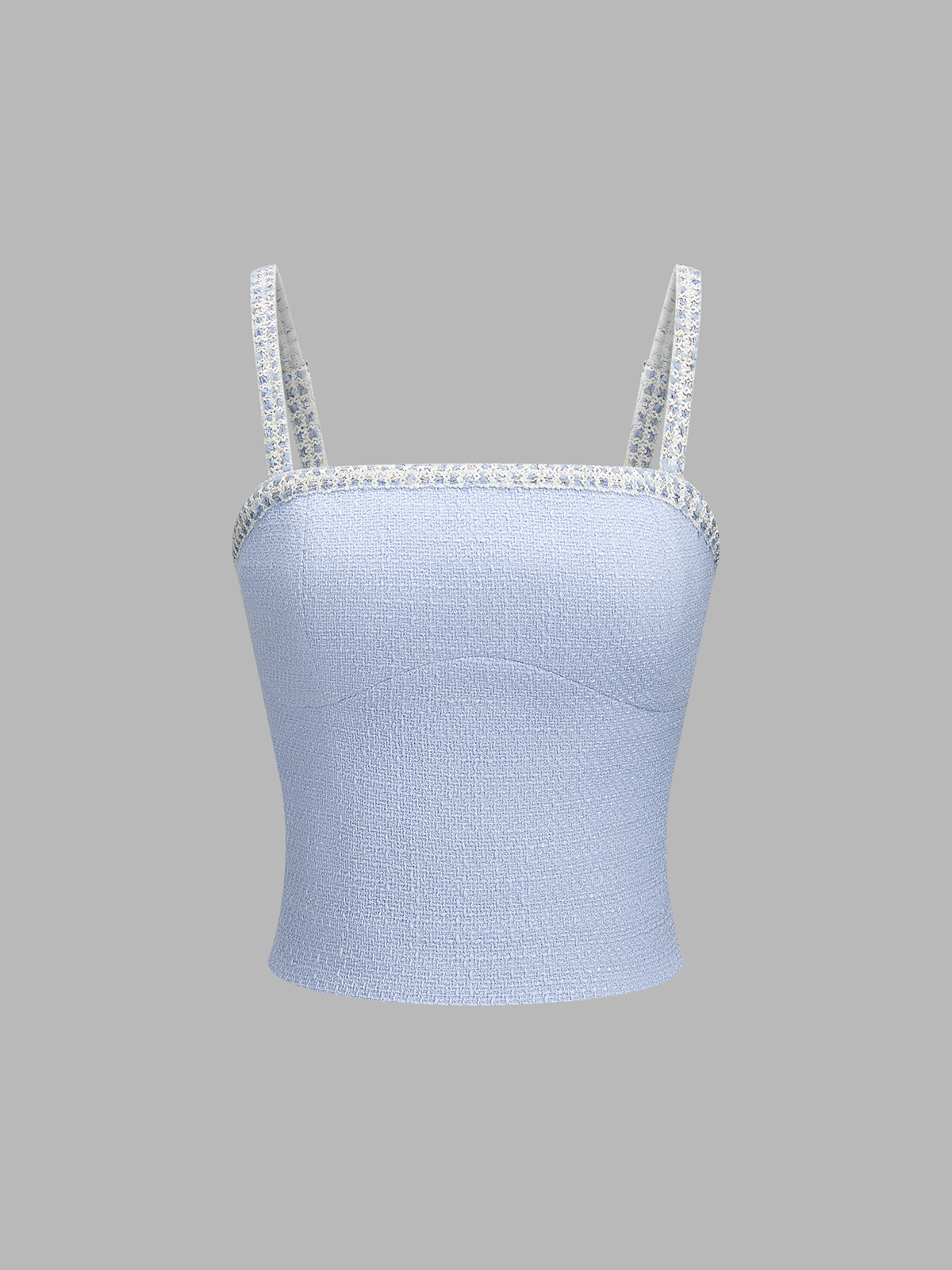 Textured Crop Cami Top & Pants Set