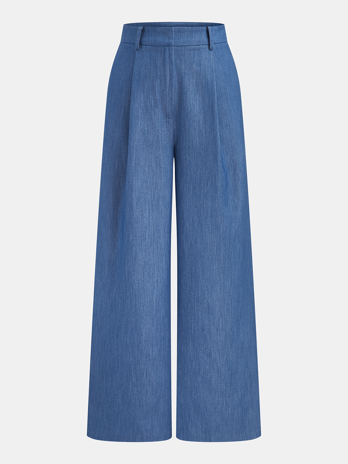 Tailored Buttoned Vest & Wide-Leg Pants Set