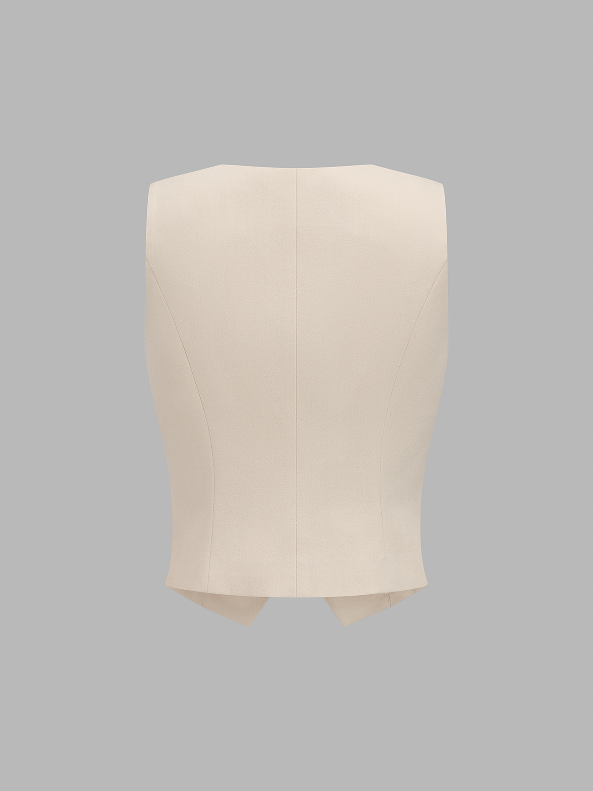 V-Neck Button Vest & Wide Leg Pants Set