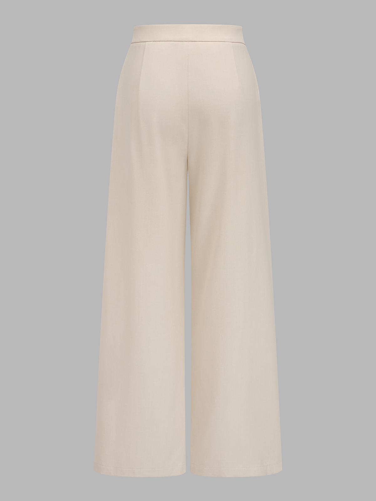 V-Neck Button Vest & Wide Leg Pants Set