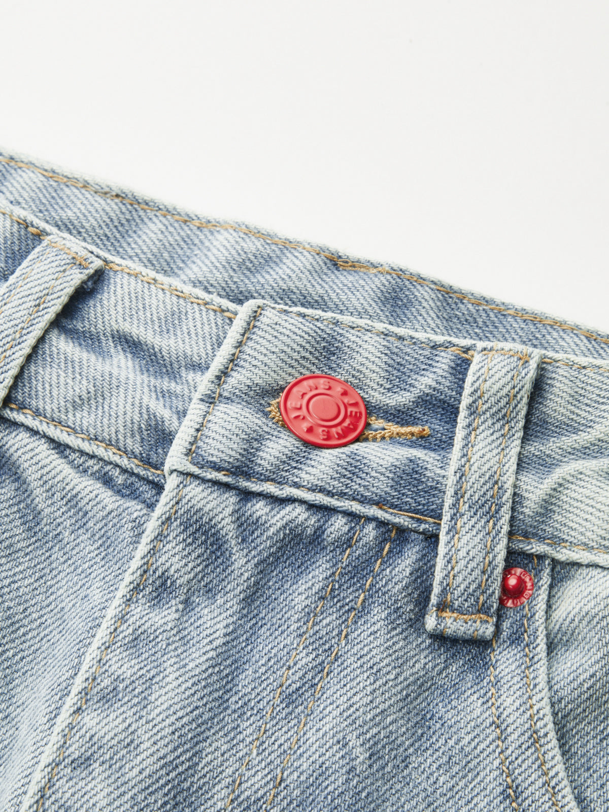 Side Stripe Curved Leg Denim Jeans