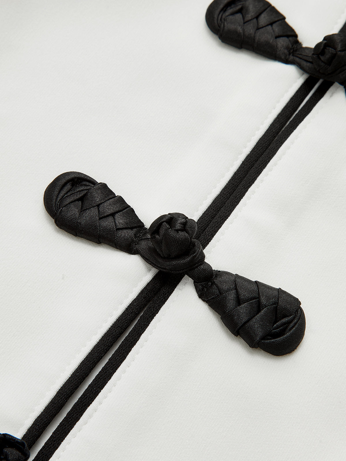 Frog Button Vest & Wide Leg Pant Set