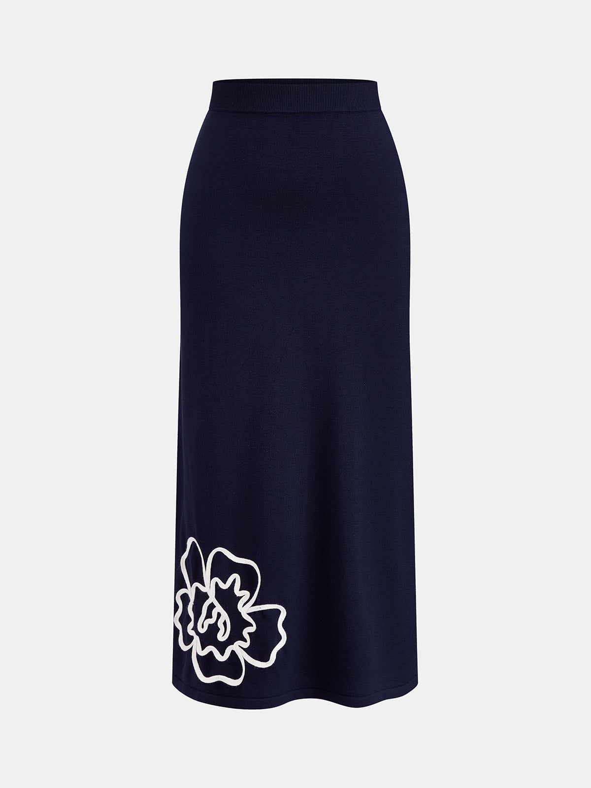 Floral Applique Knitted Co-Ord Set