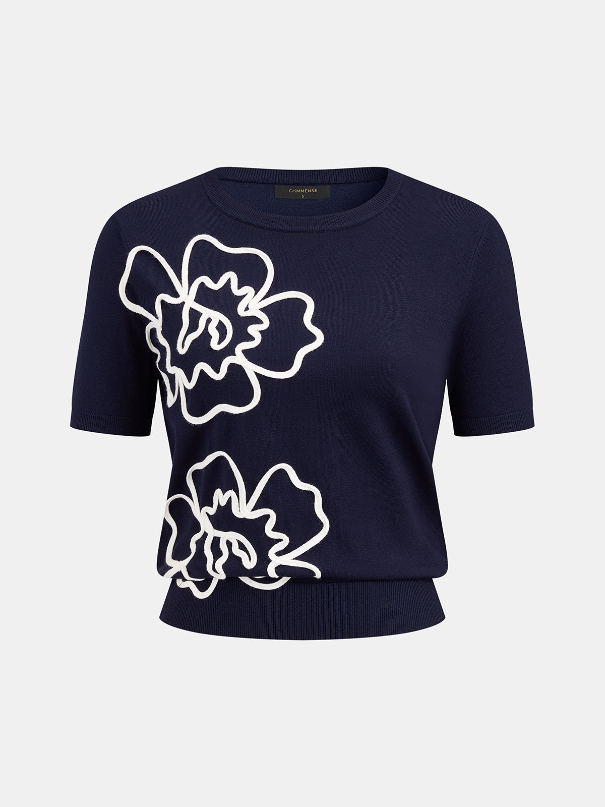 Floral Applique Knitted Co-Ord Set