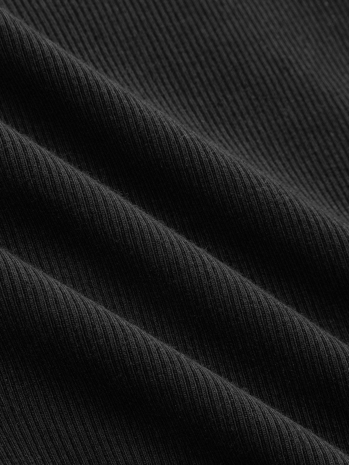 Ring Detail One Shoulder Ribbed Top