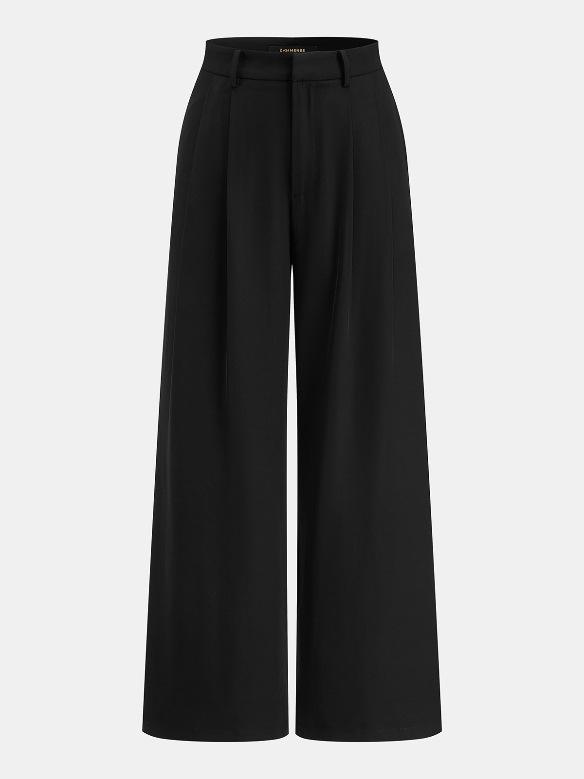 Tie-Back Satin Top & Pleated Pants Set