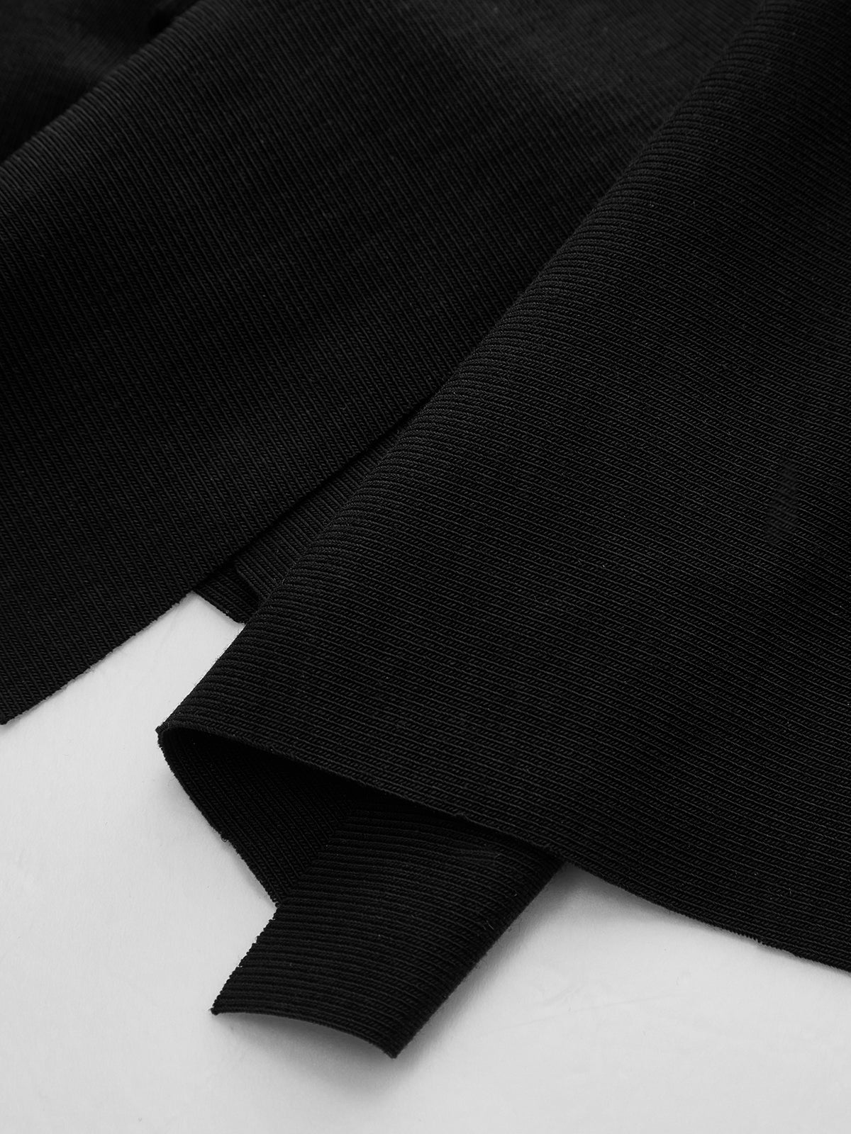 One Shoulder Tie Detail Slim Knit Top