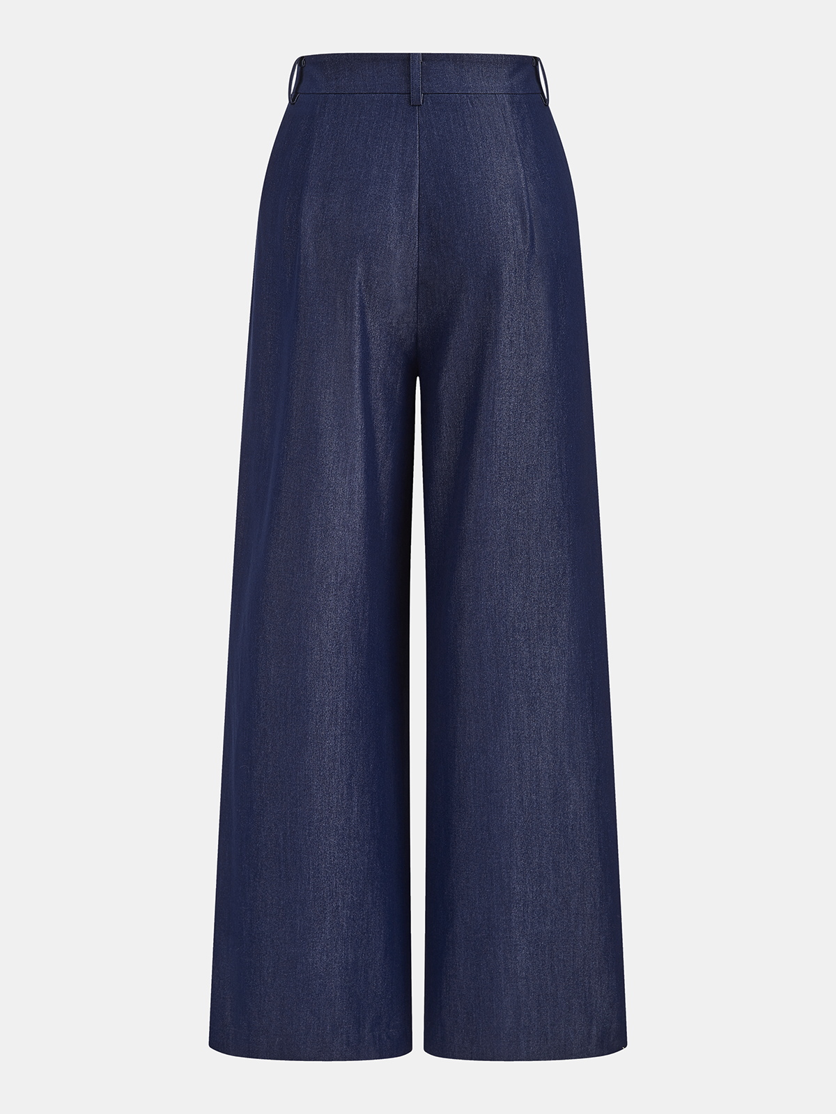 Metal Frog Button Halter Neck Pants Set