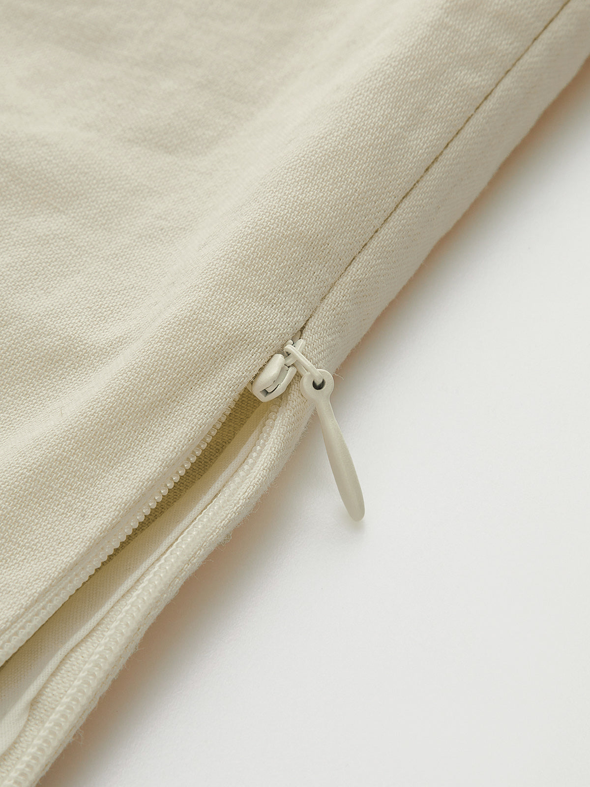 Cotton Linen Scallop Trim Two Piece Pants Set