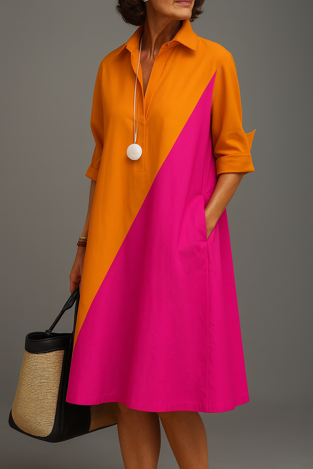 Valencia Colorblock Midi