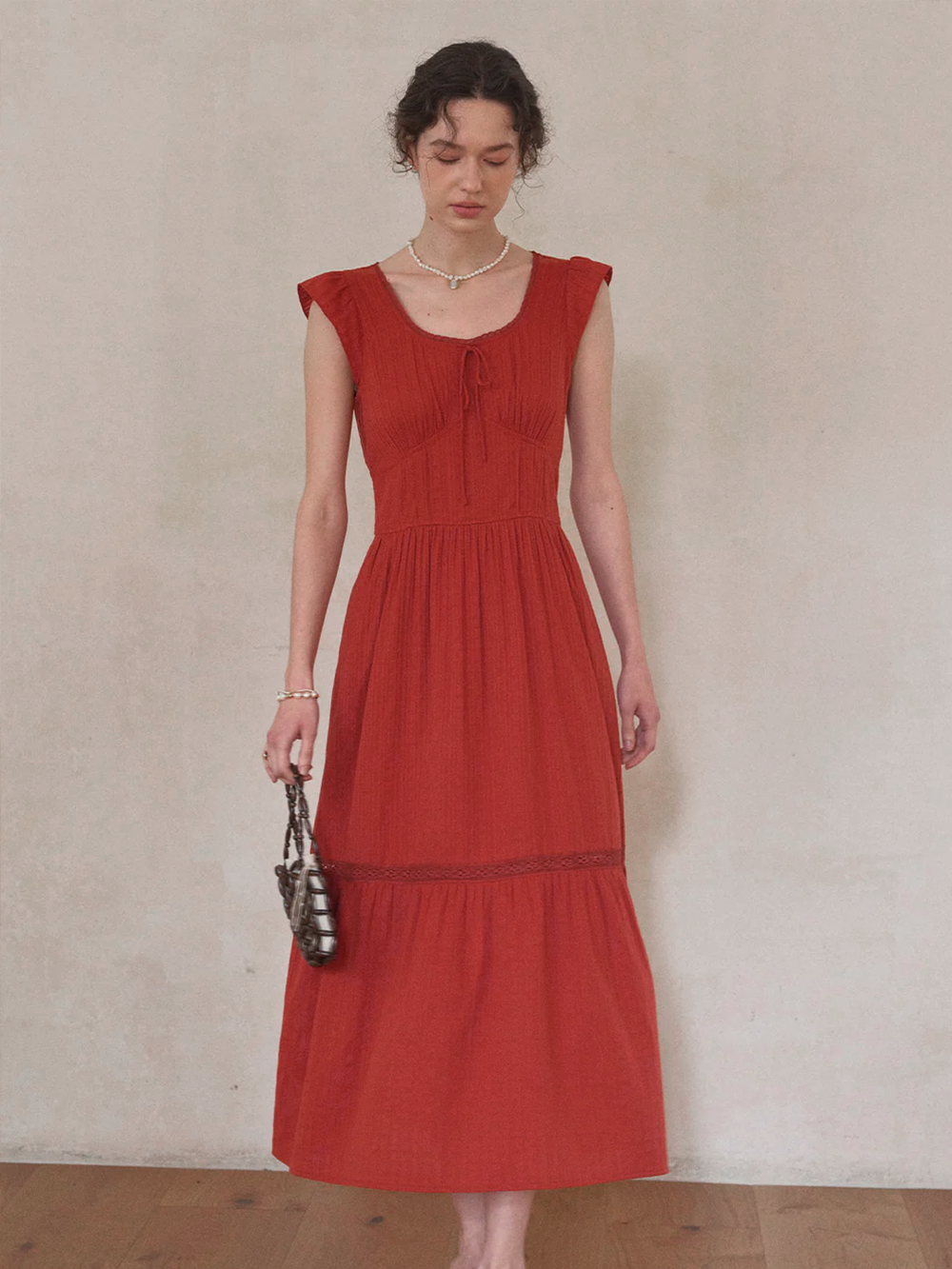 Tempest Round Neck 100% Cotton Dress