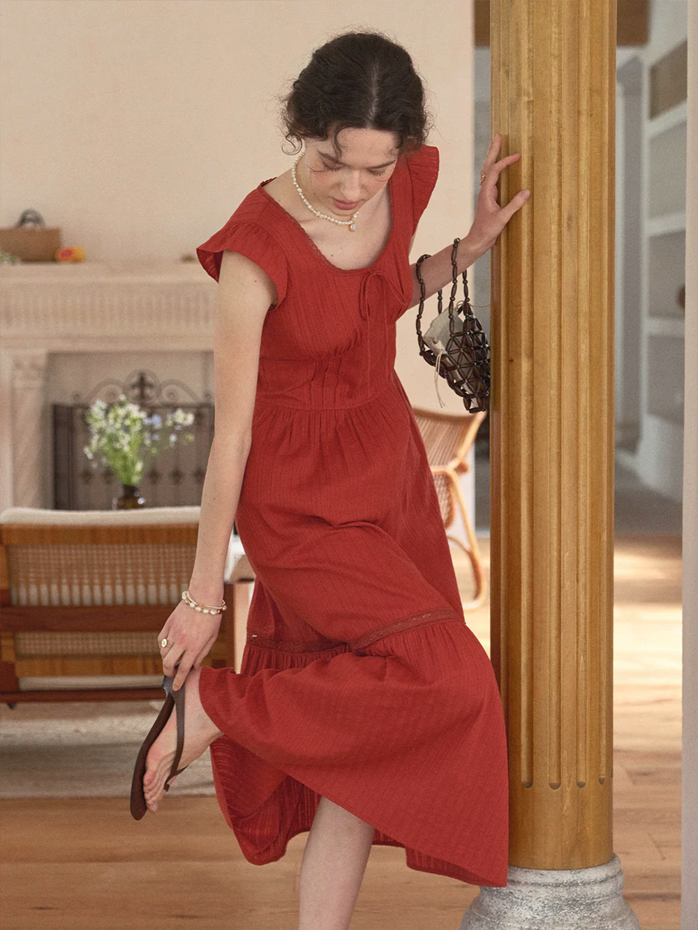 Tempest Round Neck 100% Cotton Dress