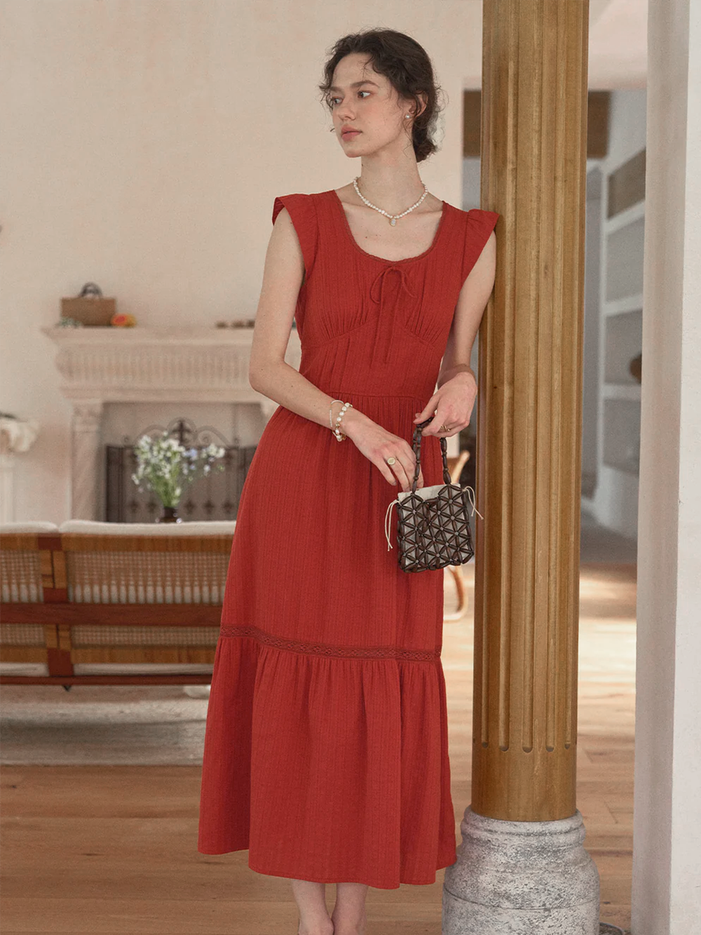 Tempest Round Neck 100% Cotton Dress