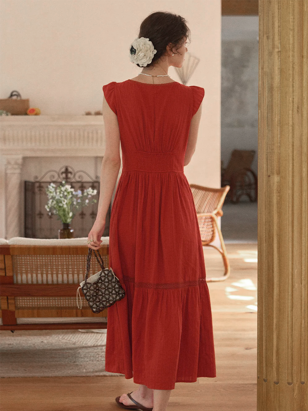 Tempest Round Neck 100% Cotton Dress
