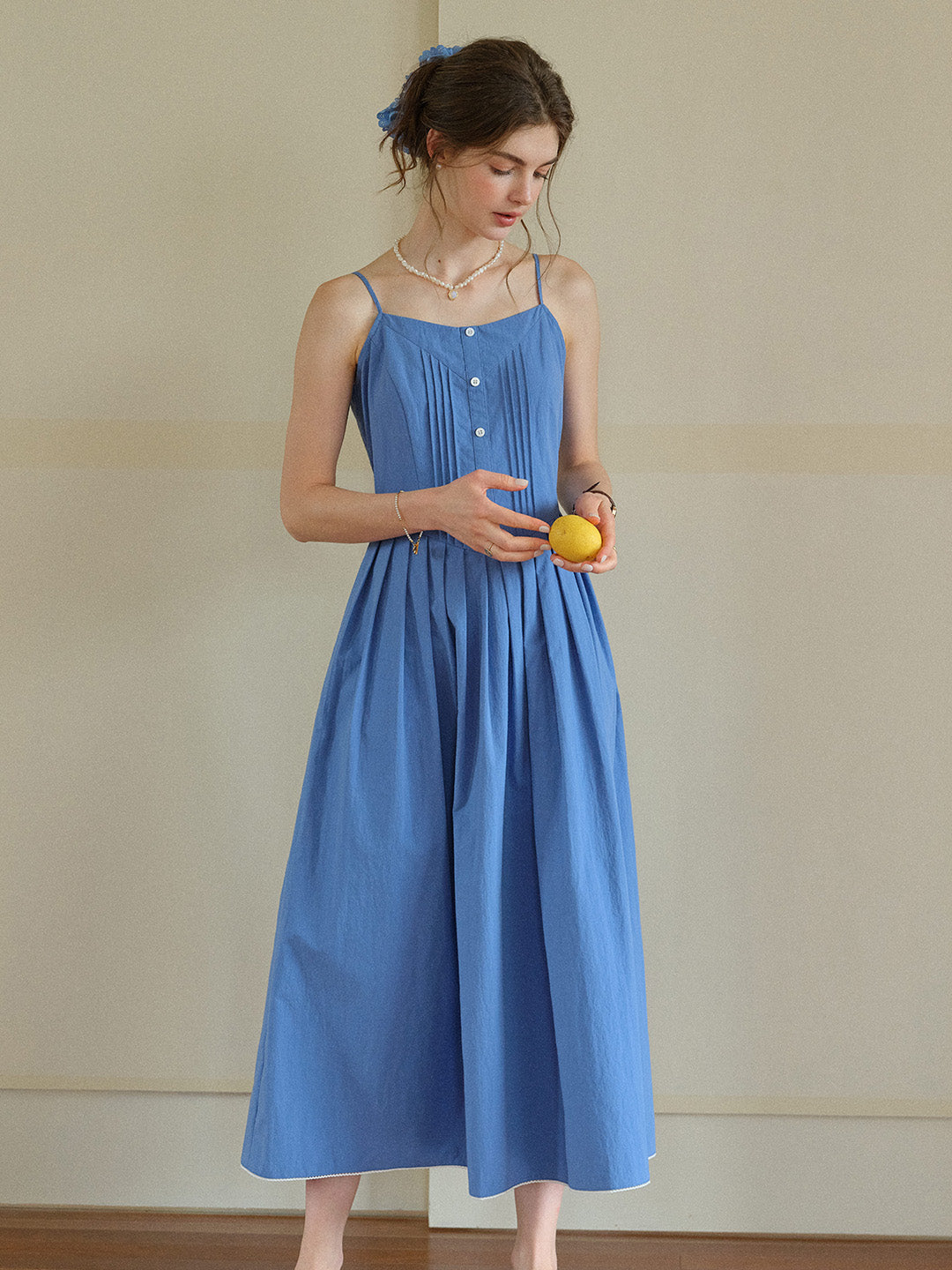 Bethany Loose Strap Braces Dress