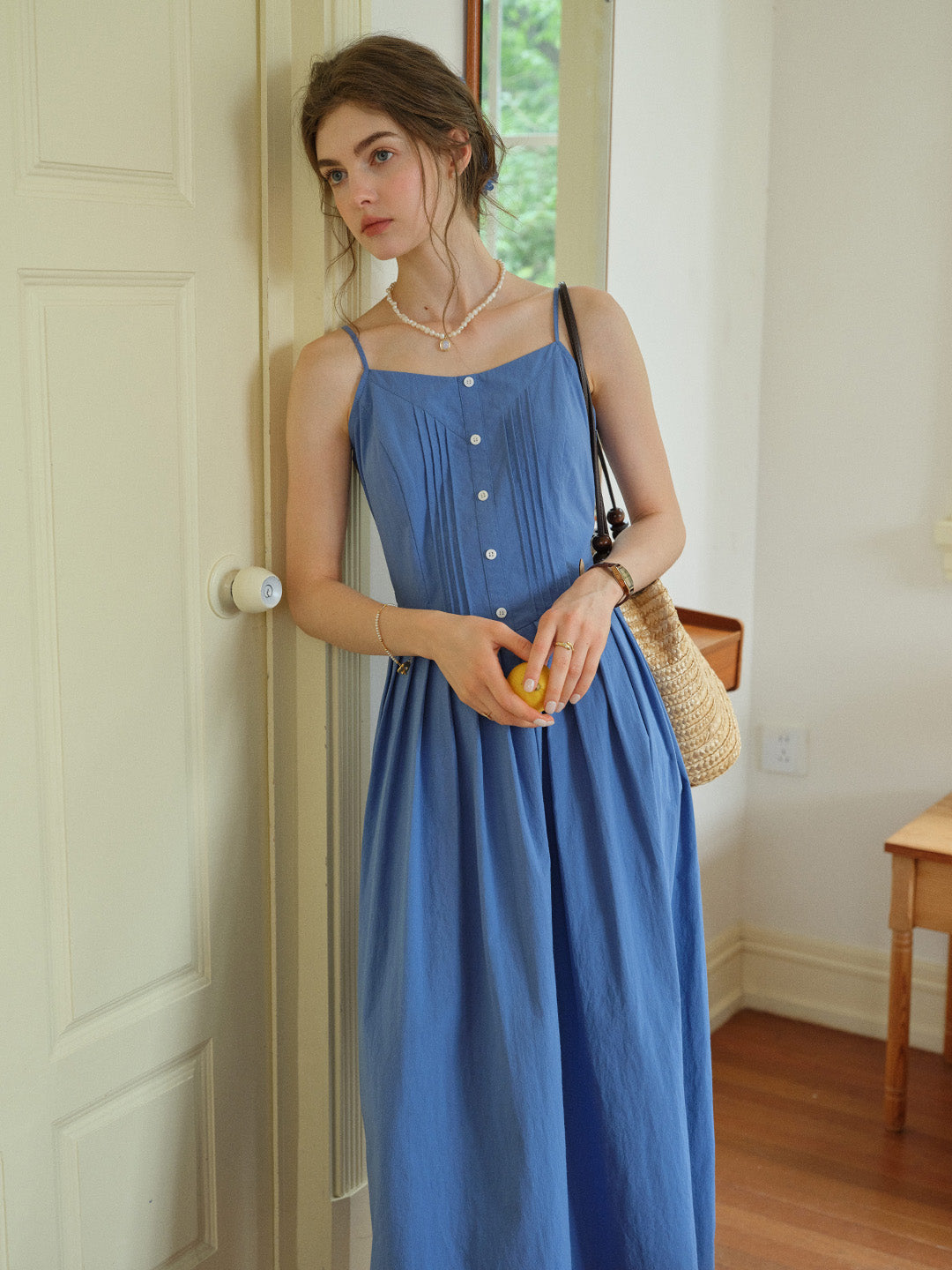 Bethany Loose Strap Braces Dress